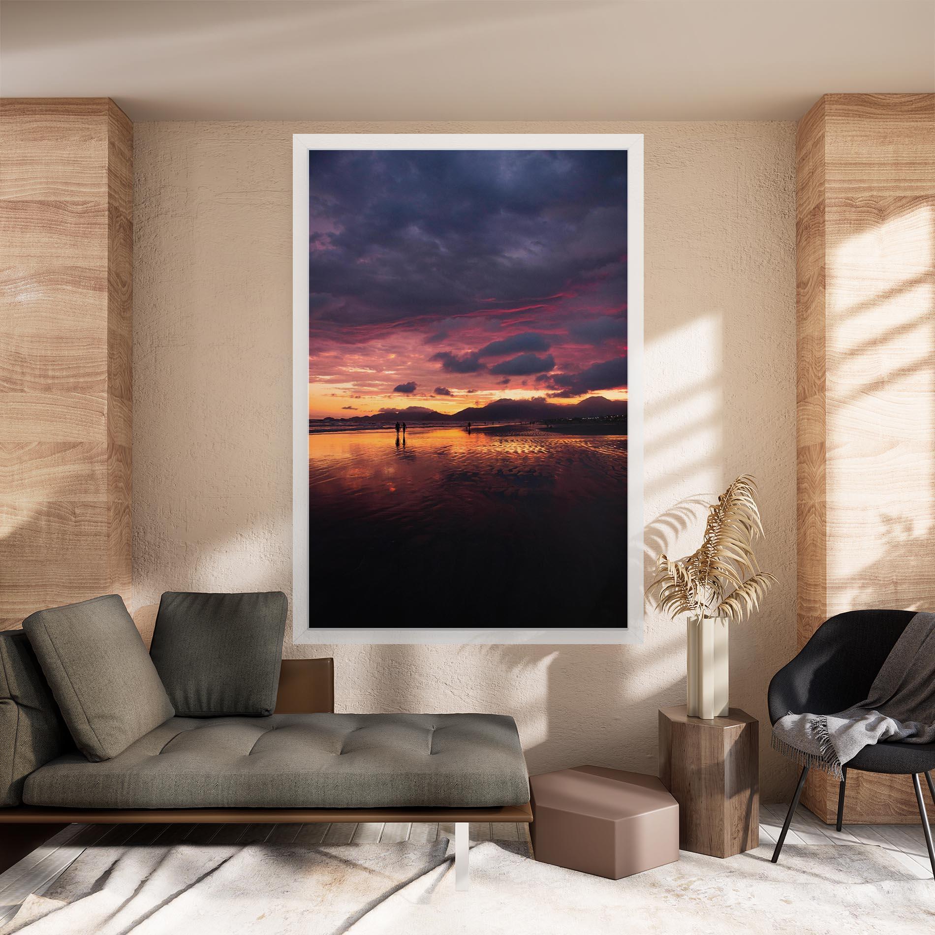 Tablou Canvas Beach At Sunset mockup 8