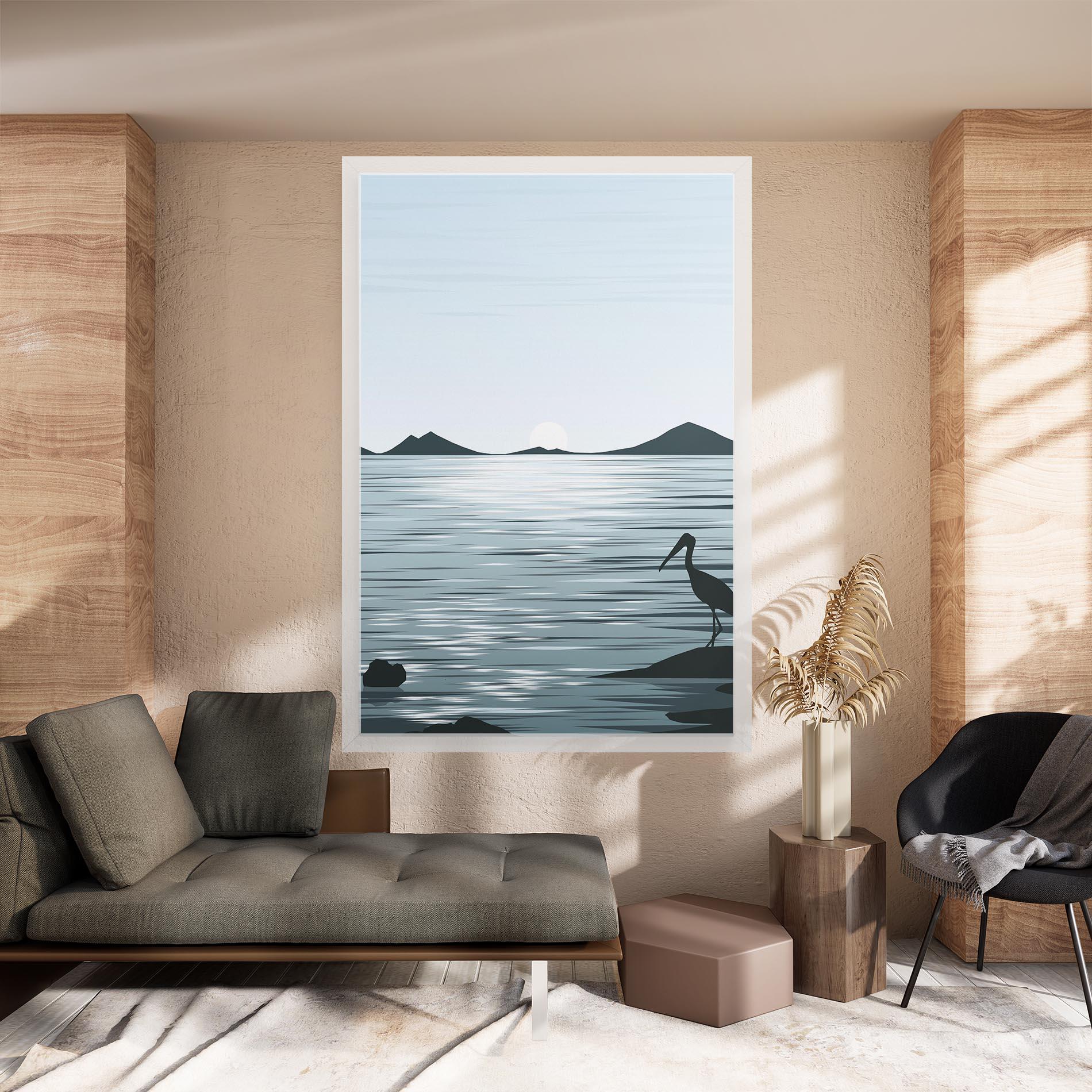 Tablou Canvas Sparkling_lake_view mockup 8