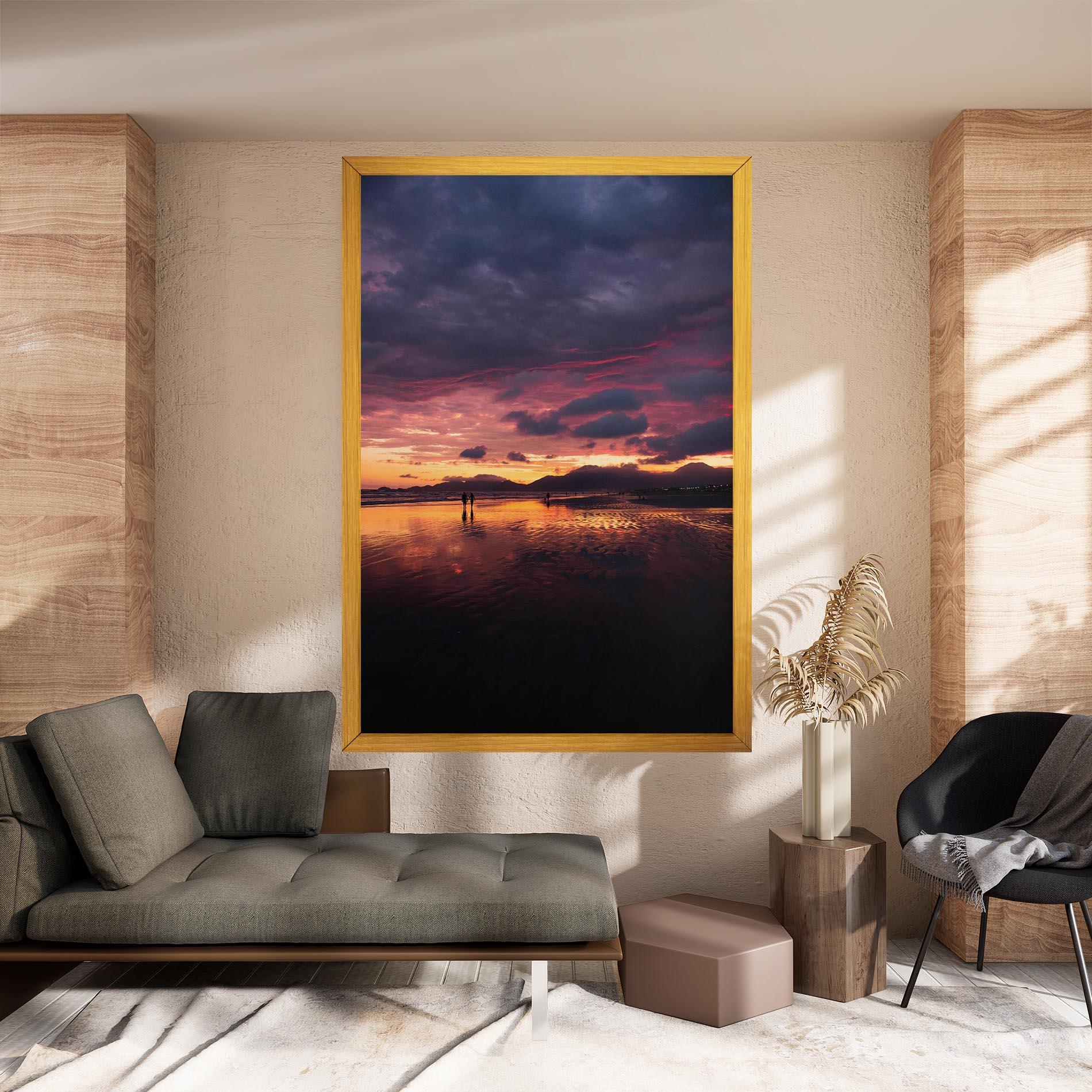 Tablou Canvas Beach At Sunset mockup 8