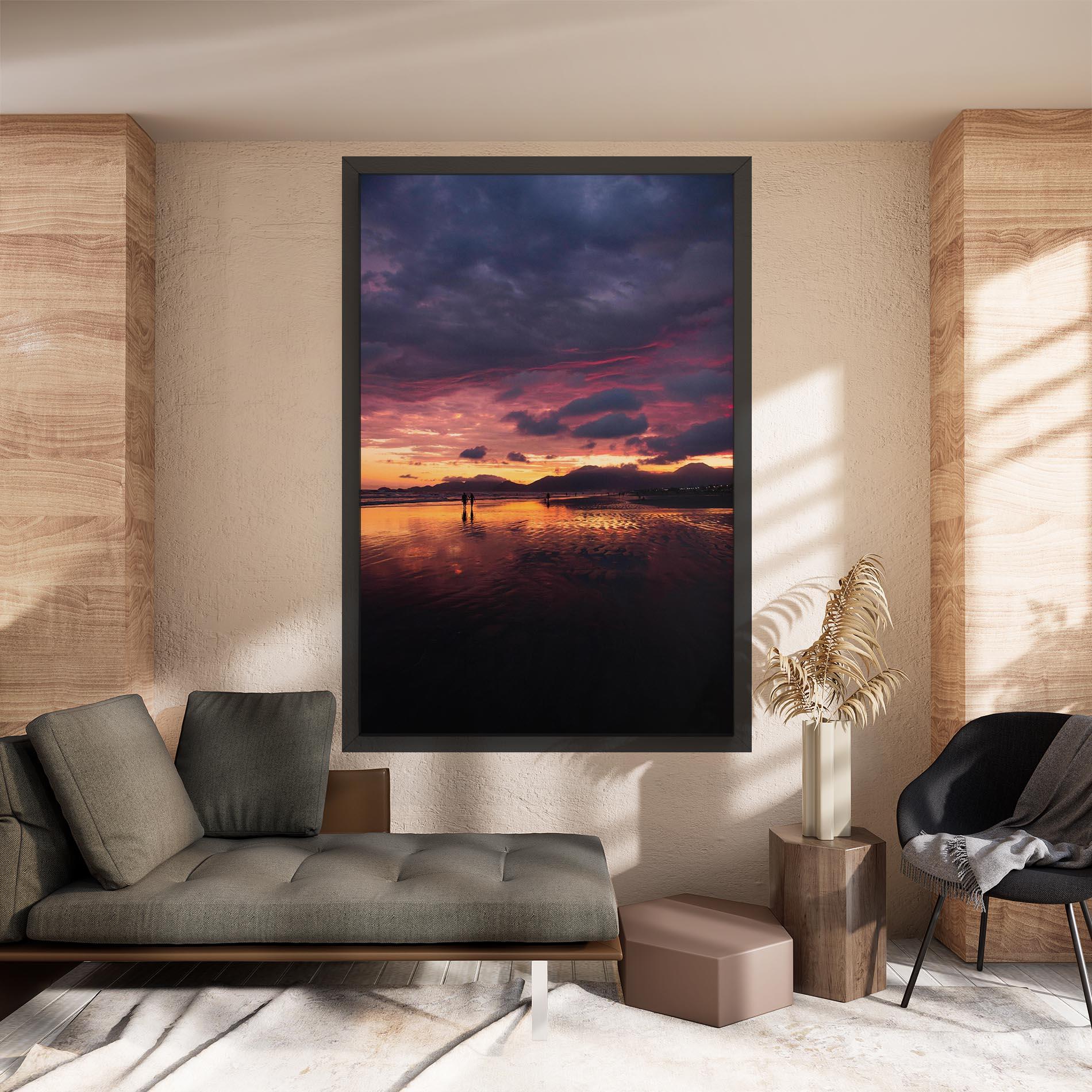 Tablou Canvas Beach At Sunset mockup 8