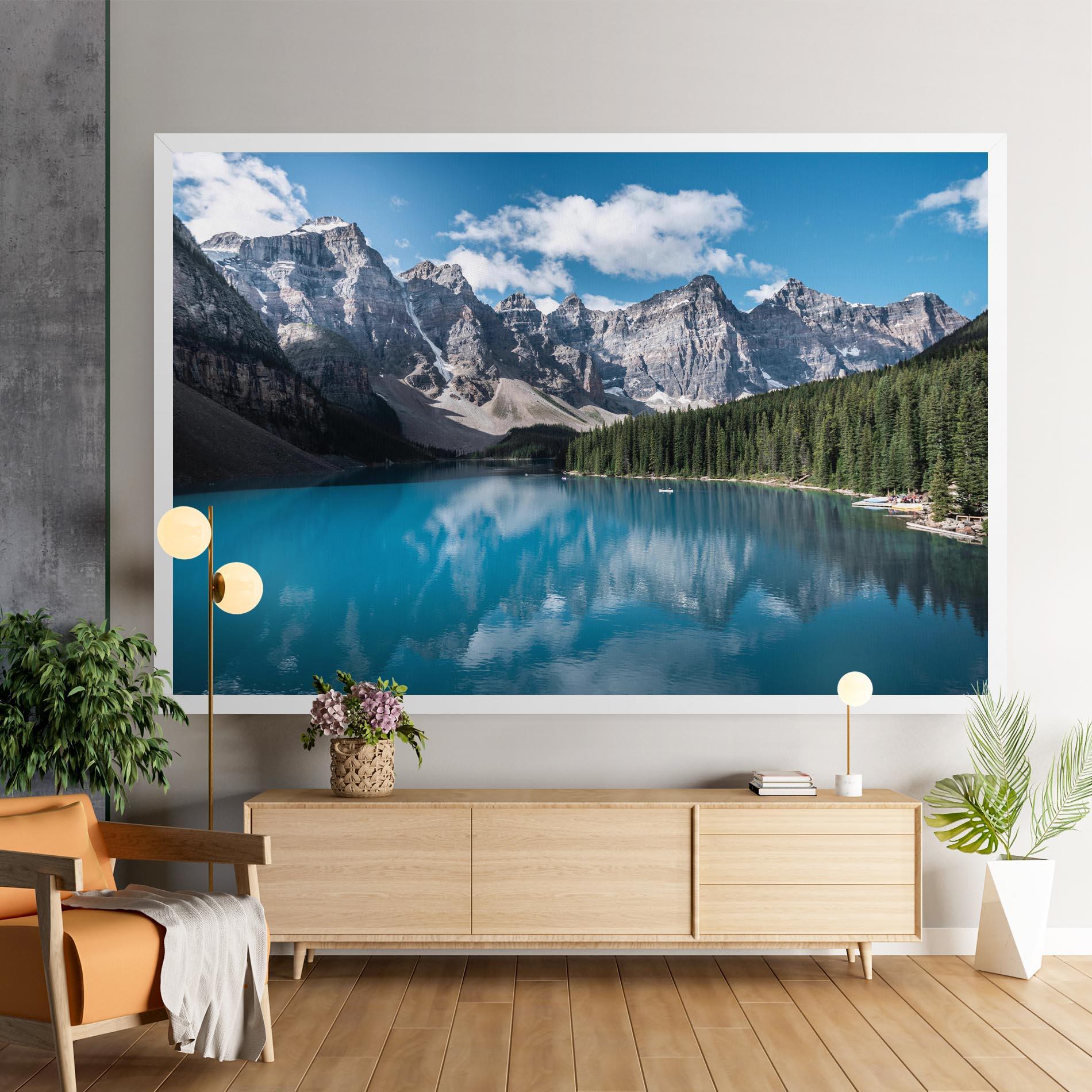 Tablou Canvas Beautiful Lake Canada mockup 9