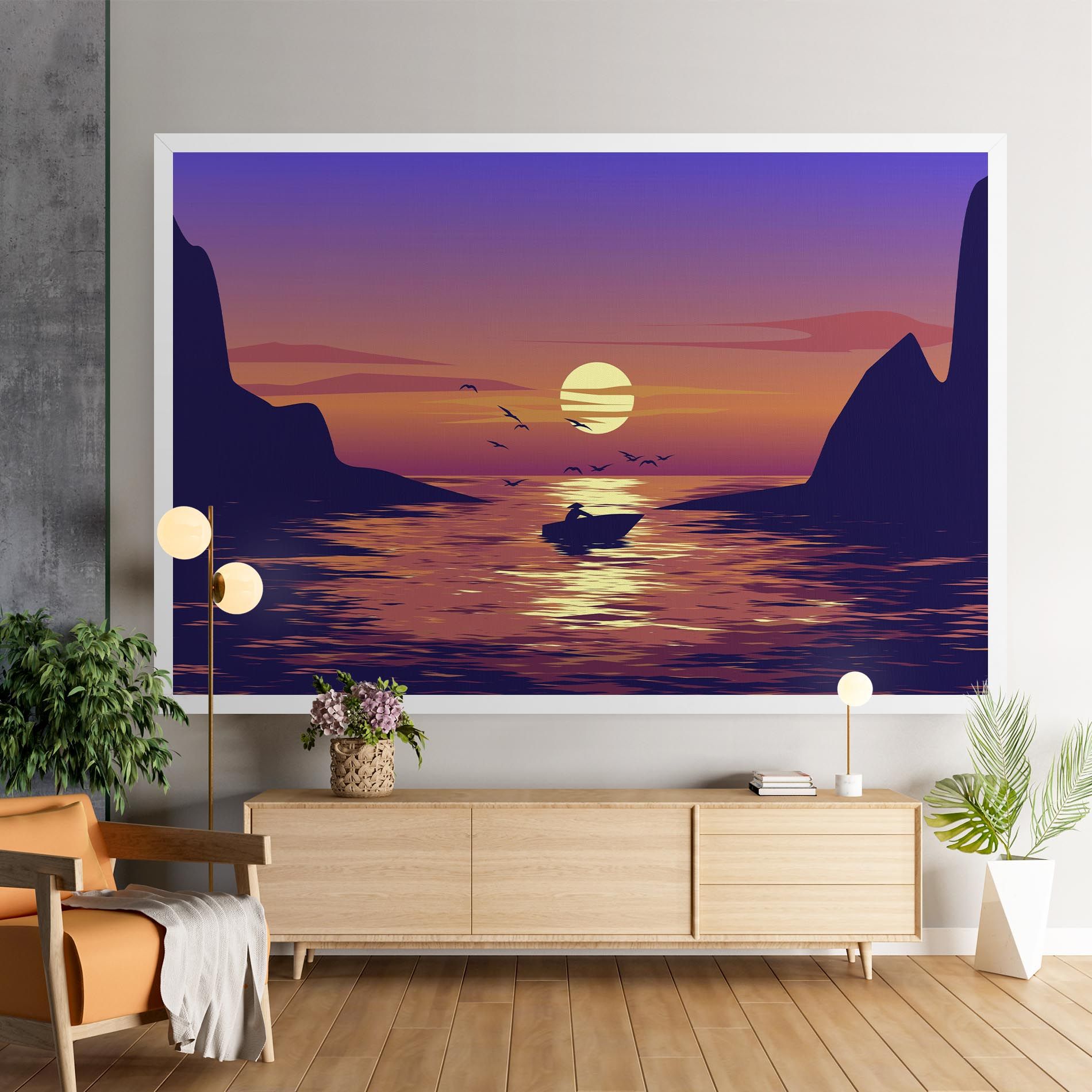 Sunset Scenery View mockup 9