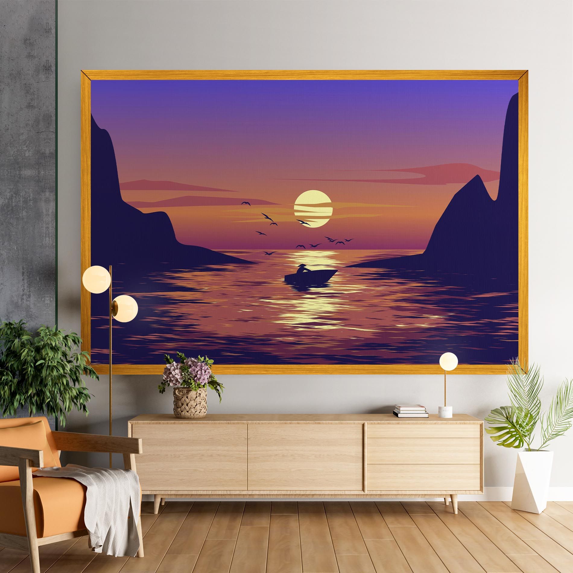 Sunset Scenery View mockup 9