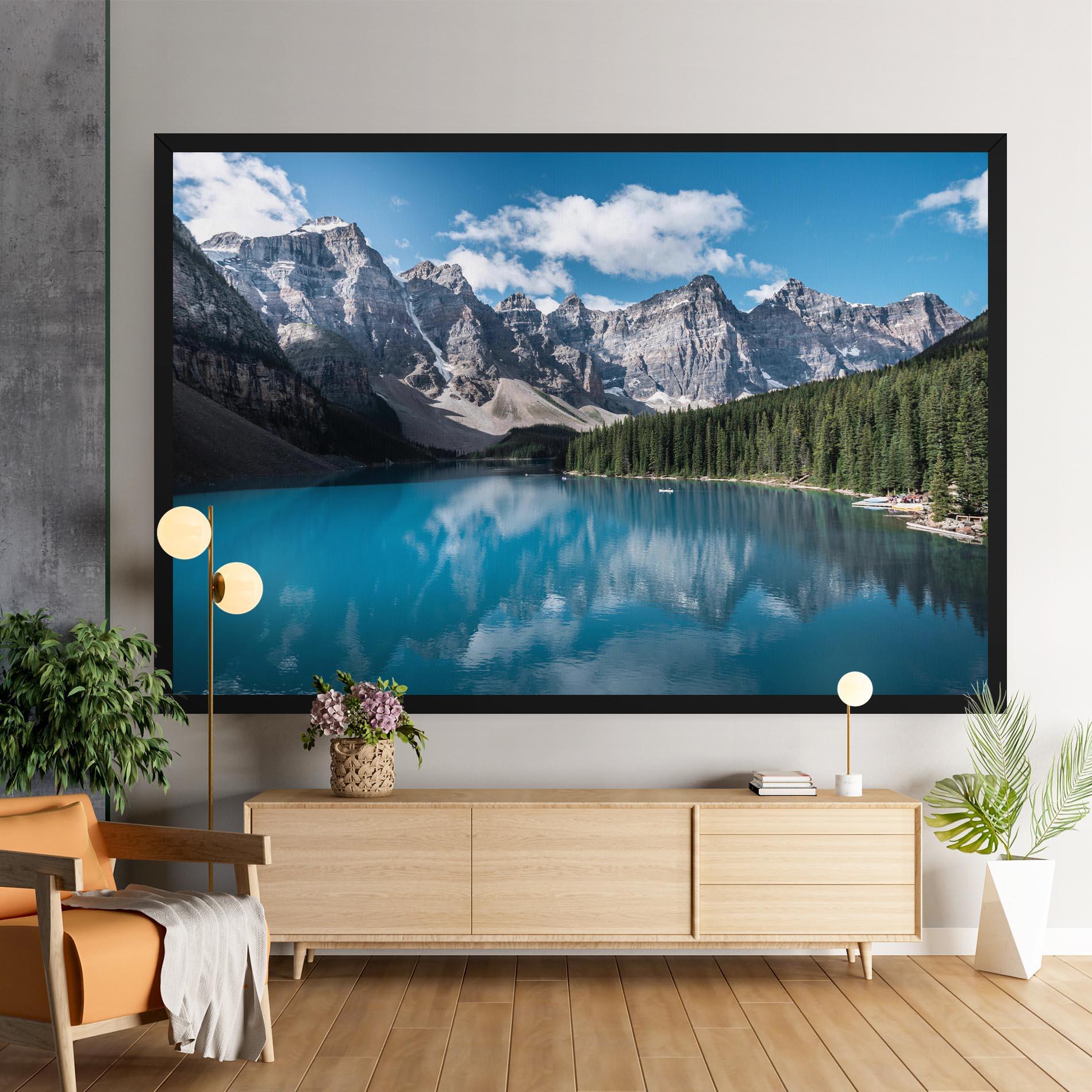 Tablou Canvas Beautiful Lake Canada mockup 9