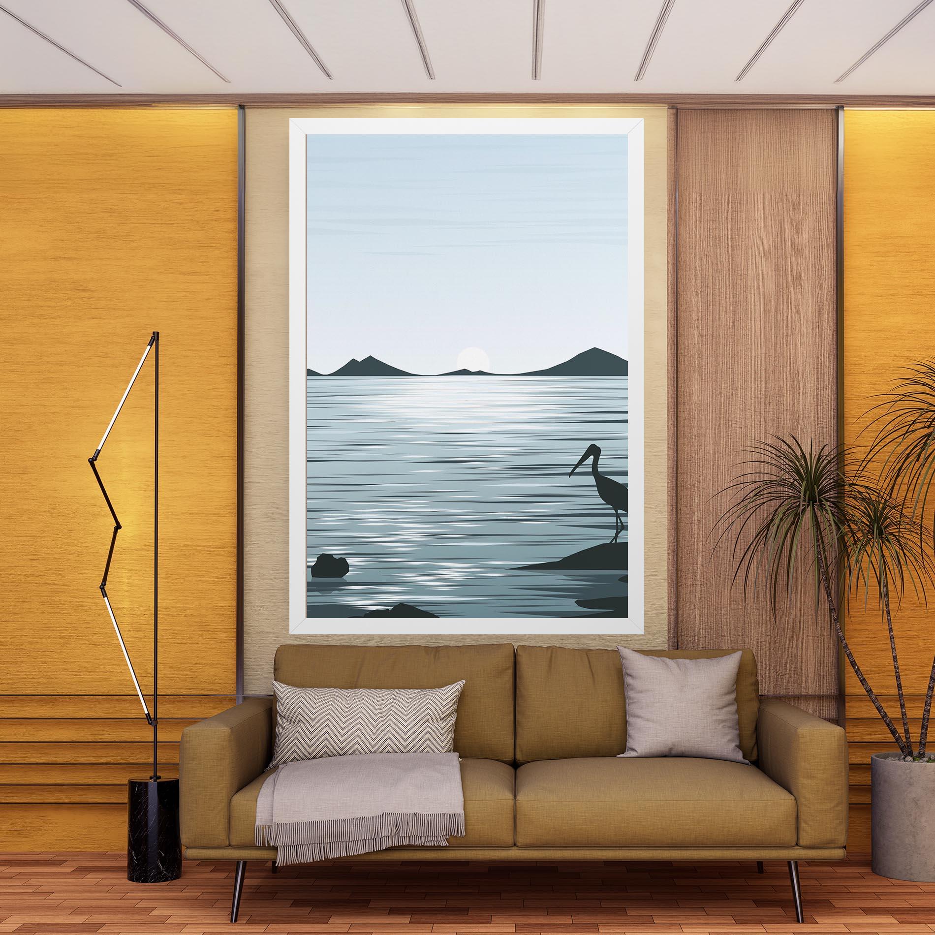 Tablou Canvas Sparkling_lake_view mockup 9