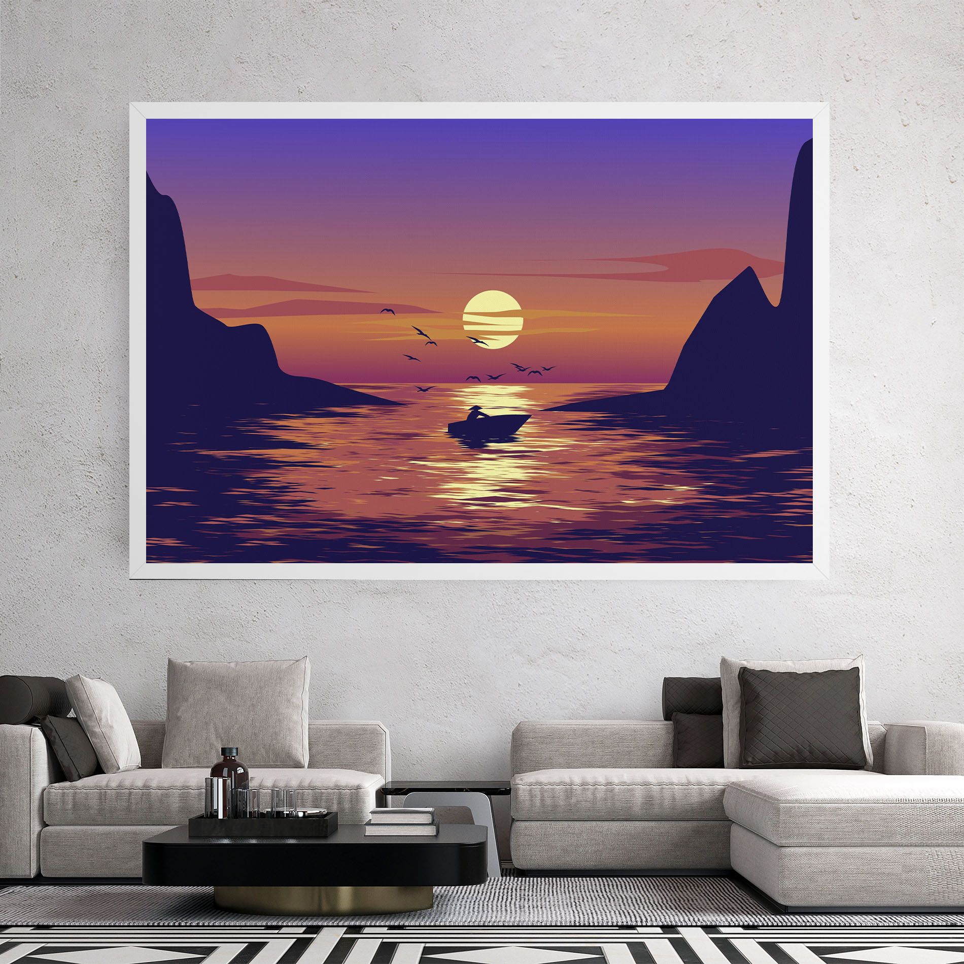 Sunset Scenery View mockup 2