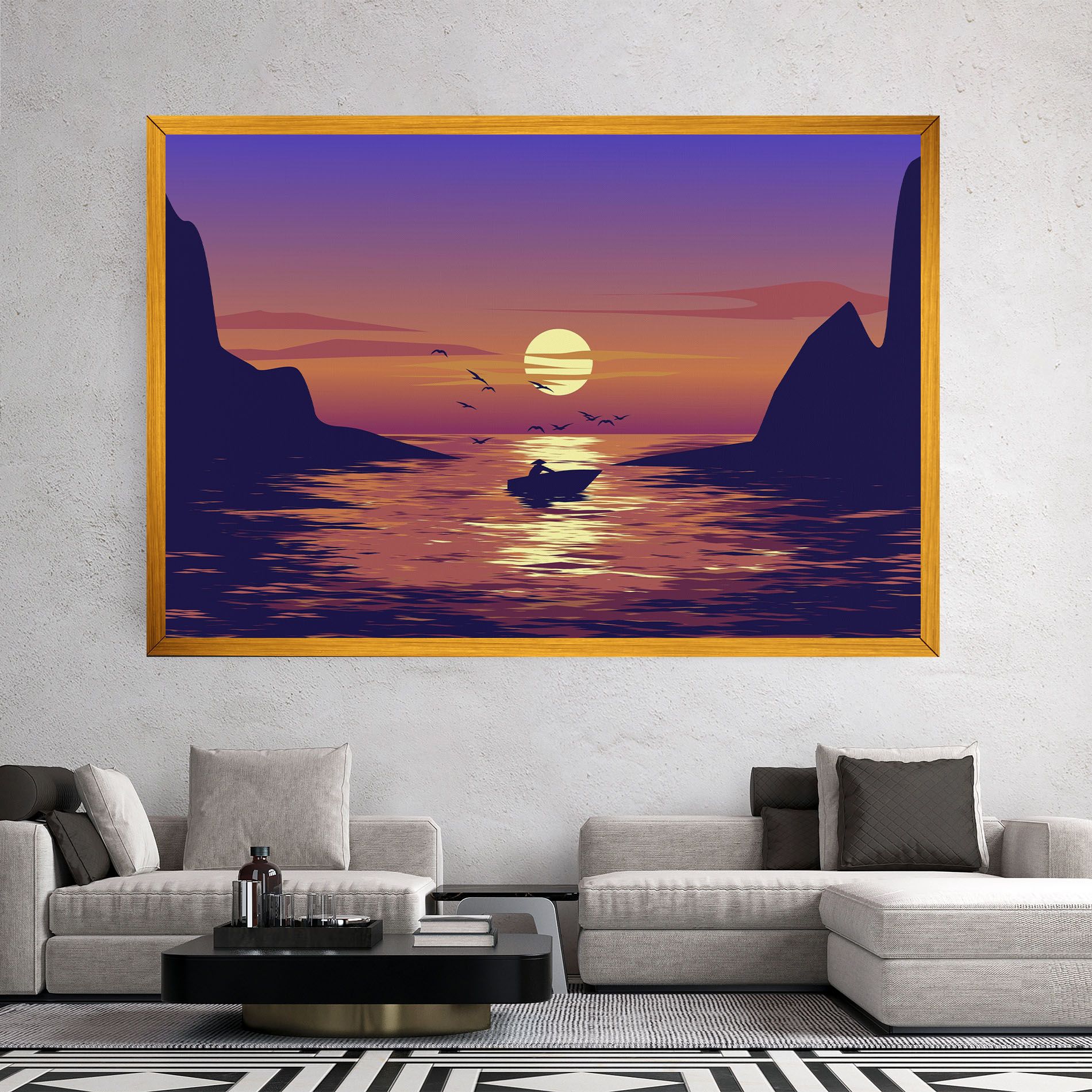 Sunset Scenery View mockup 2