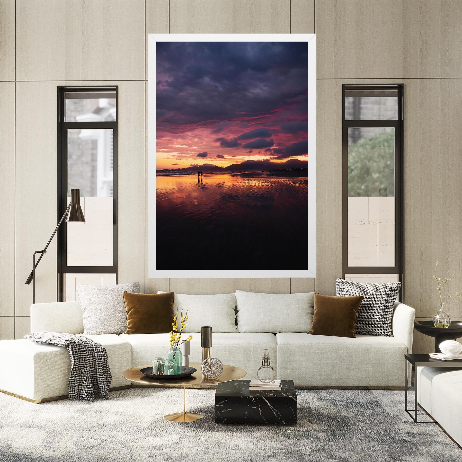 Beach At Sunset mockup 2