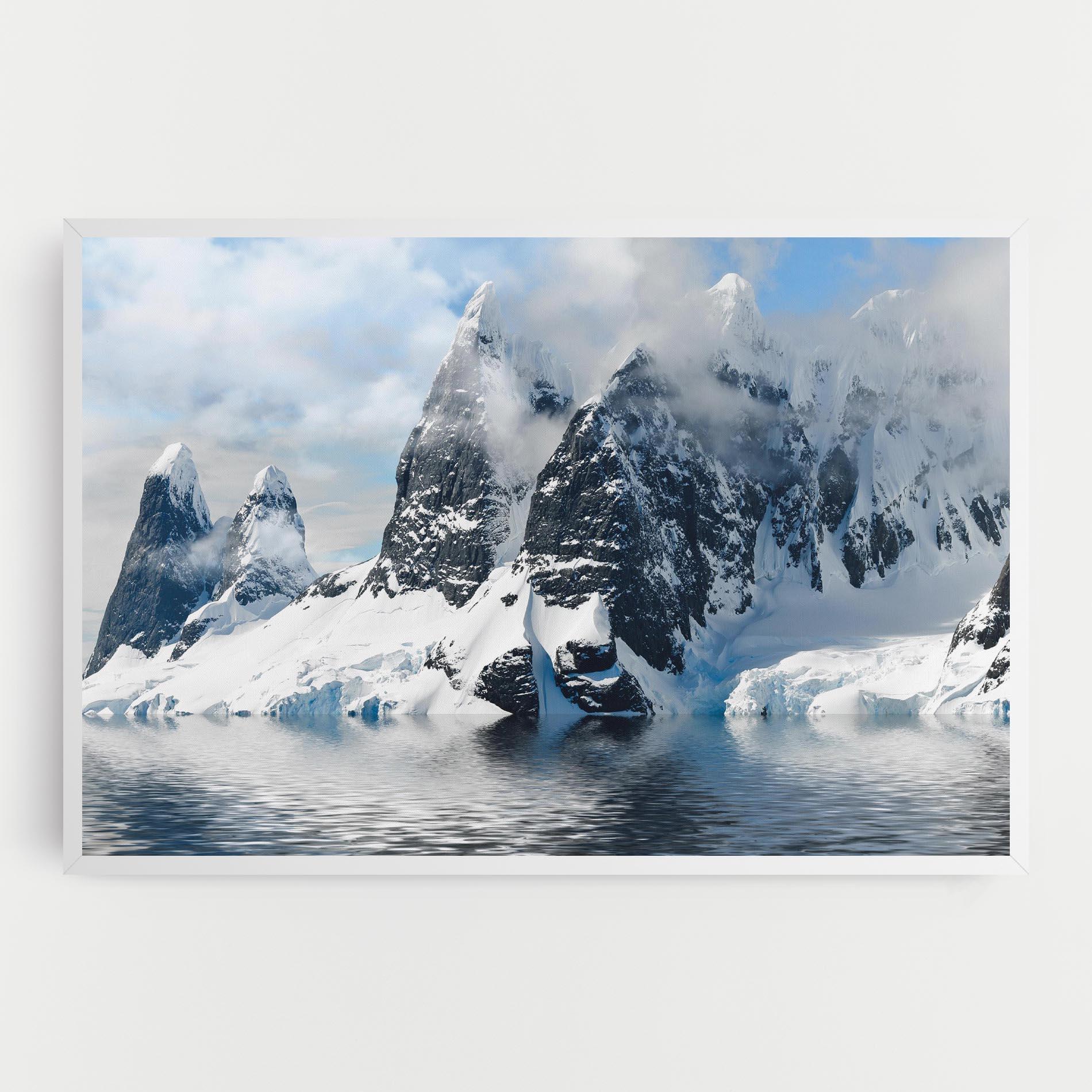 Tablou Canvas Glacial Mountains mockup 0