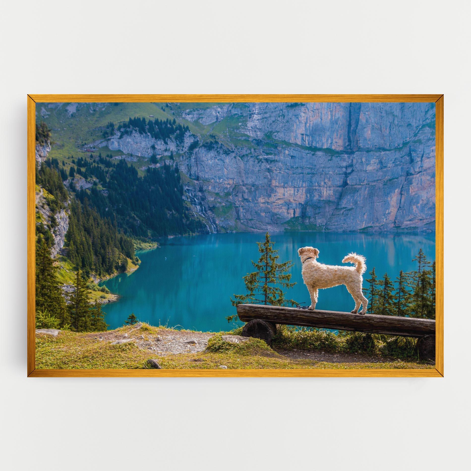 Tablou Canvas Dog mockup 0