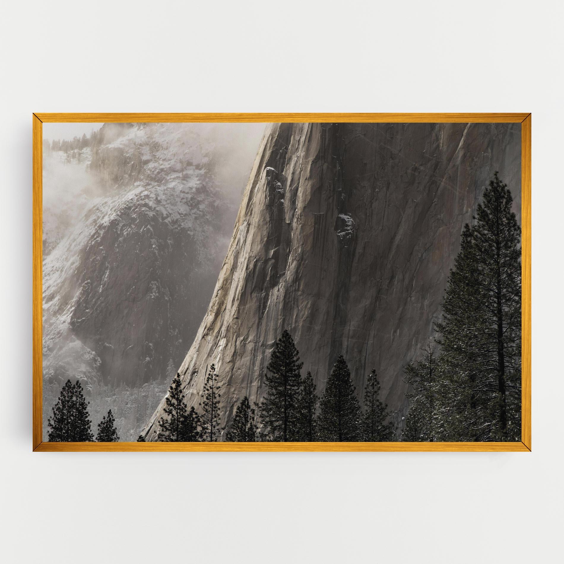 Tablou Canvas Green Tree Mountain mockup 0