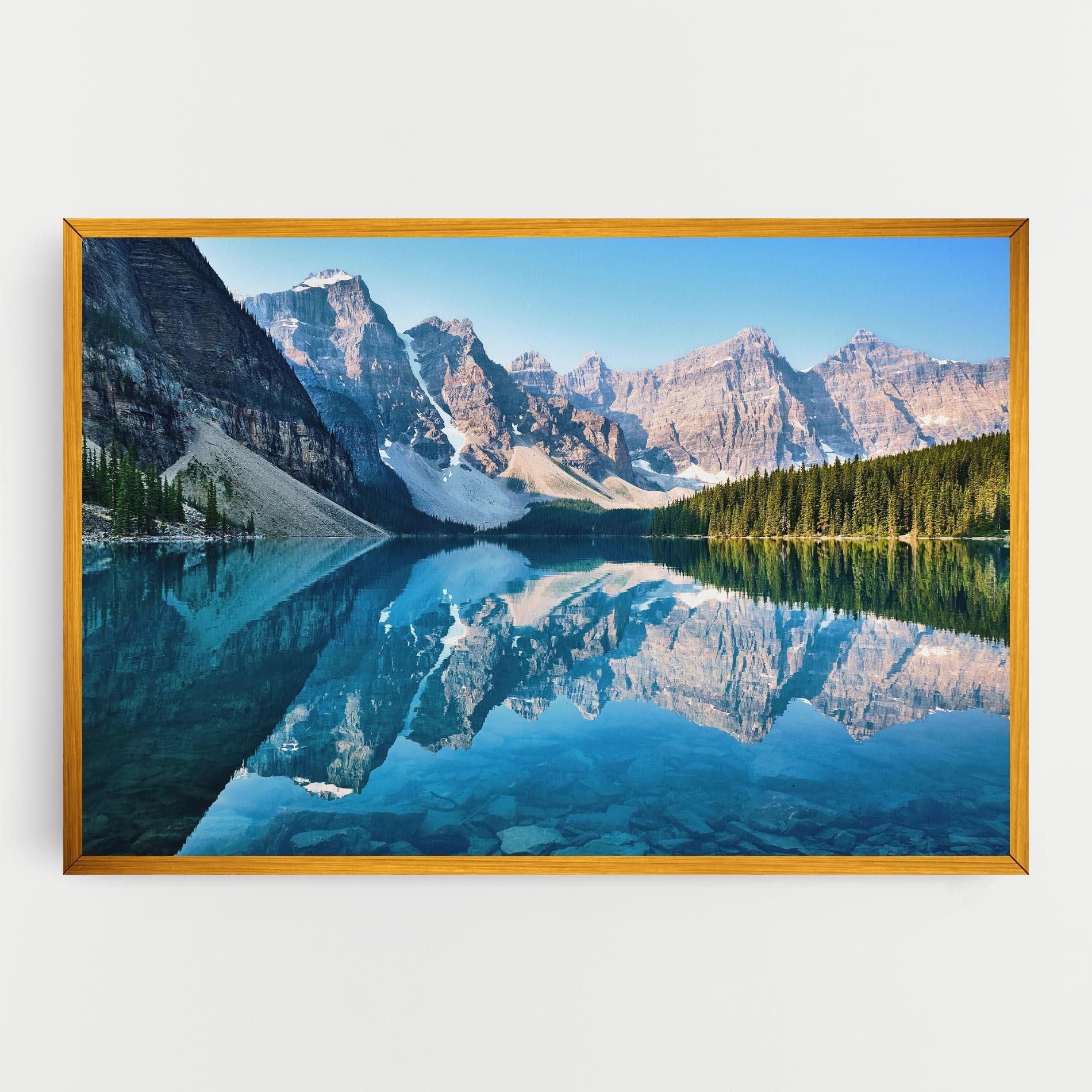 Tablou Canvas Mountain Crystal Lake mockup 0