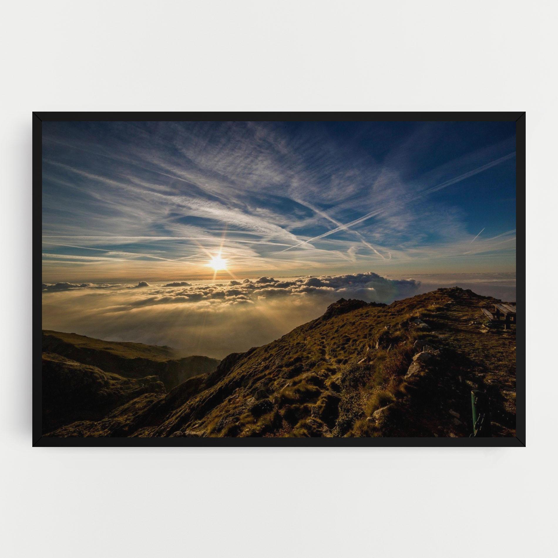 Tablou Canvas Over The Clouds mockup 0