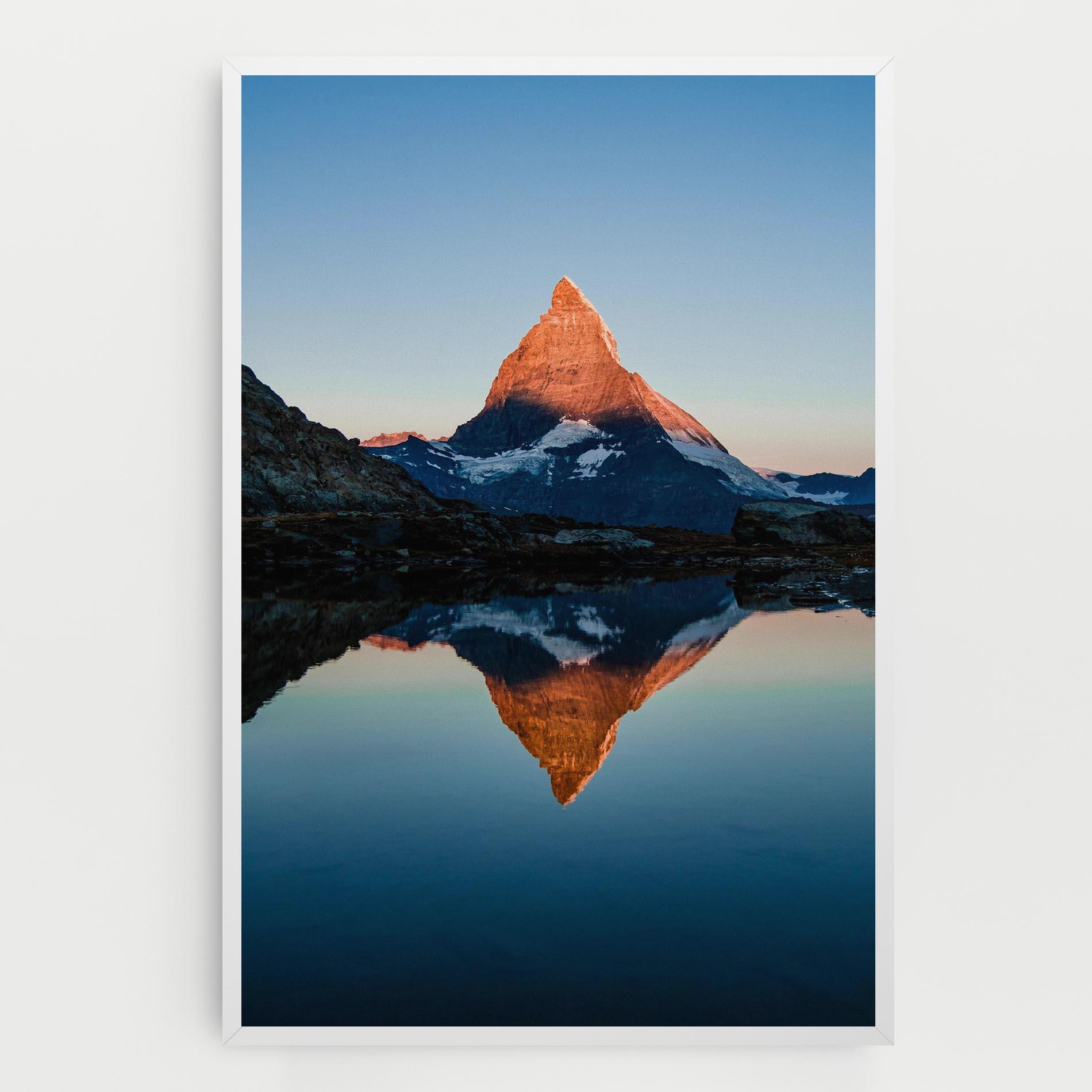 Tablou Canvas Mirror Mountain mockup 0