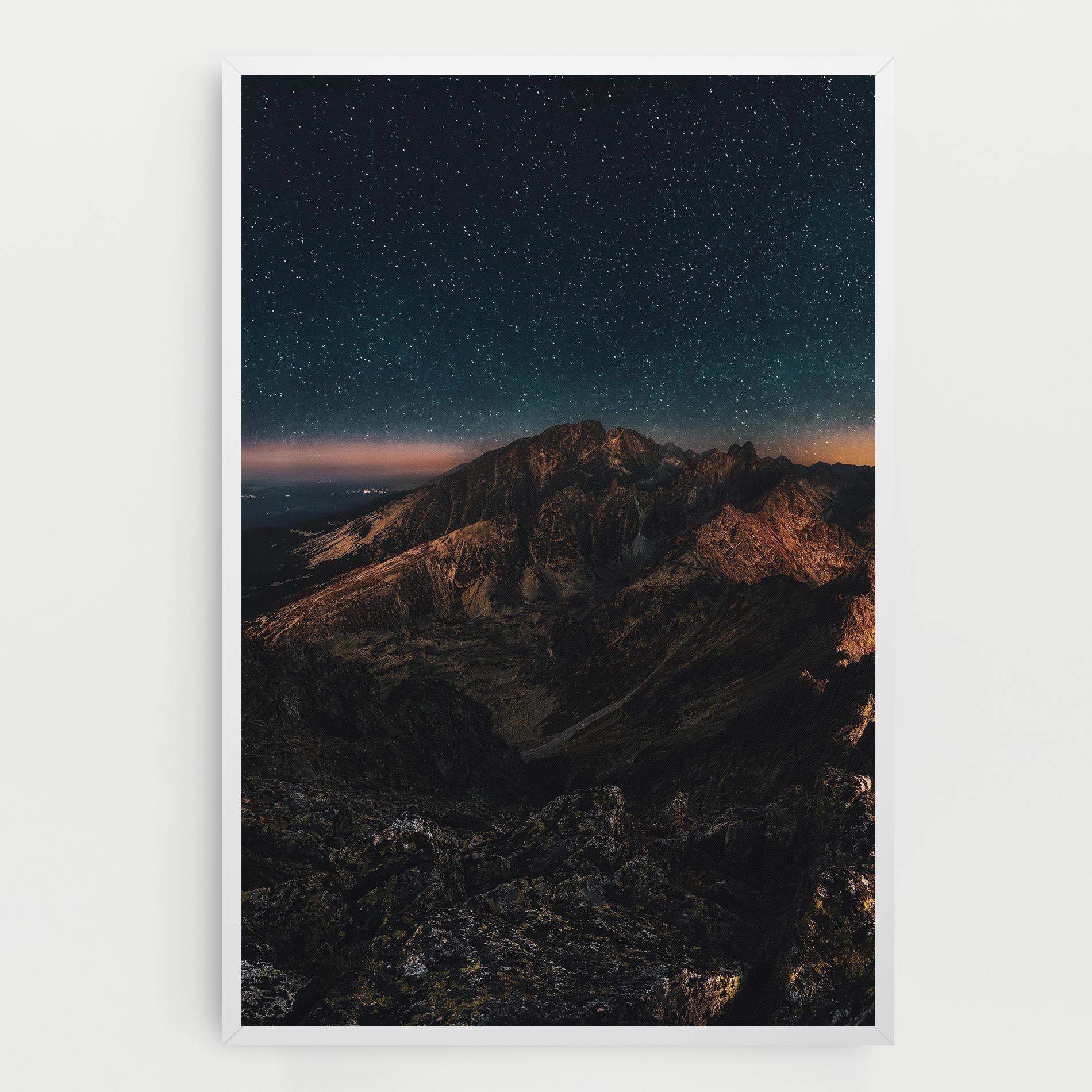 Tablou Canvas Mountain Sky mockup 0
