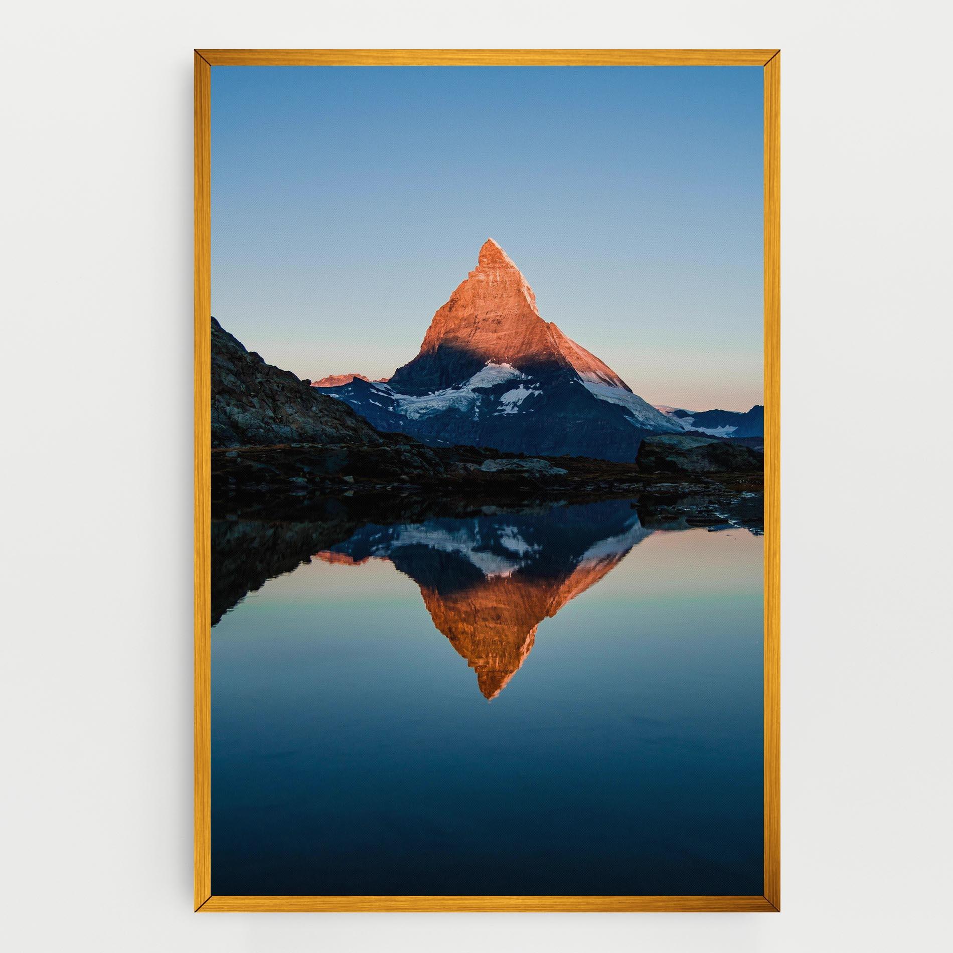 Tablou Canvas Mirror Mountain mockup 0