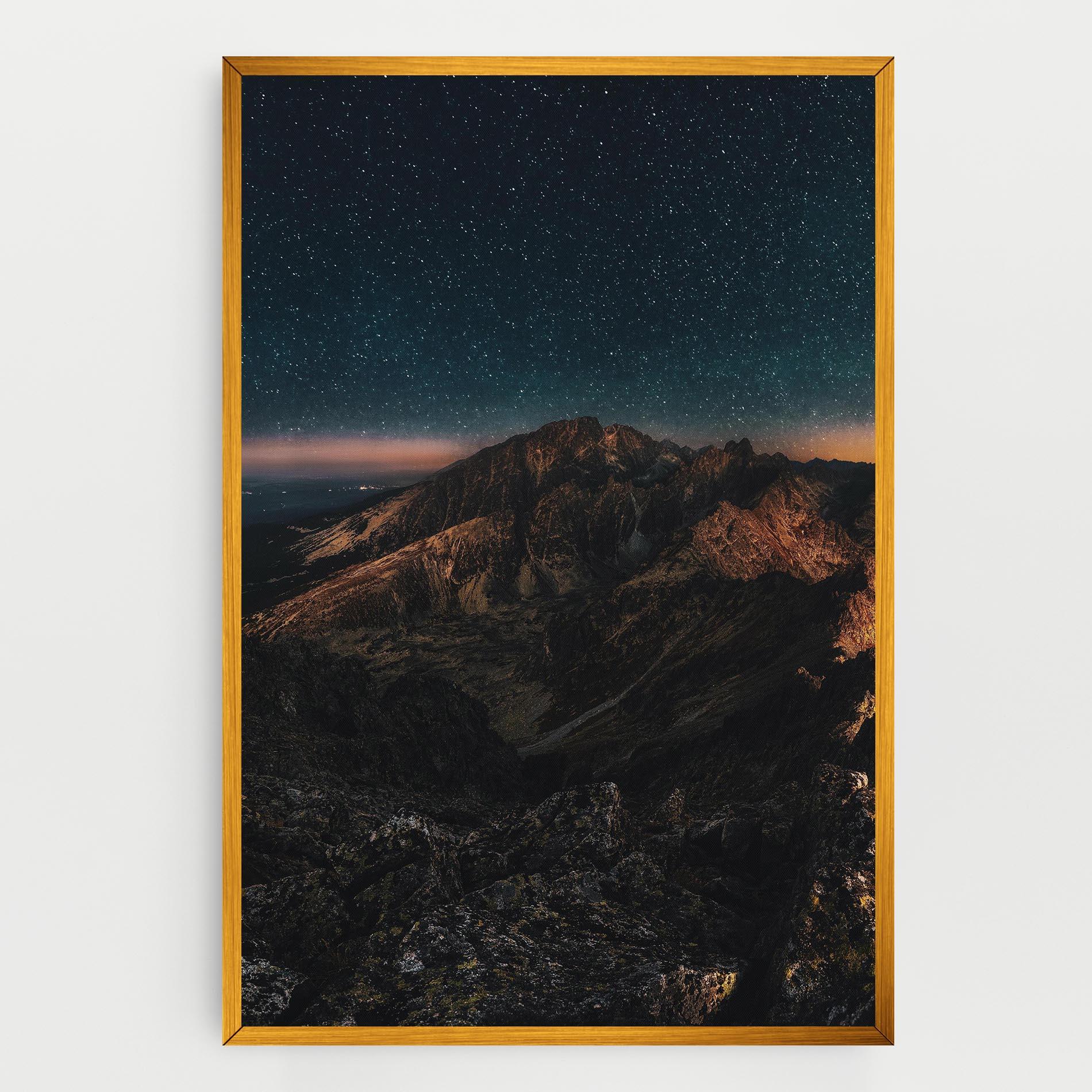 Tablou Canvas Mountain Sky mockup 0