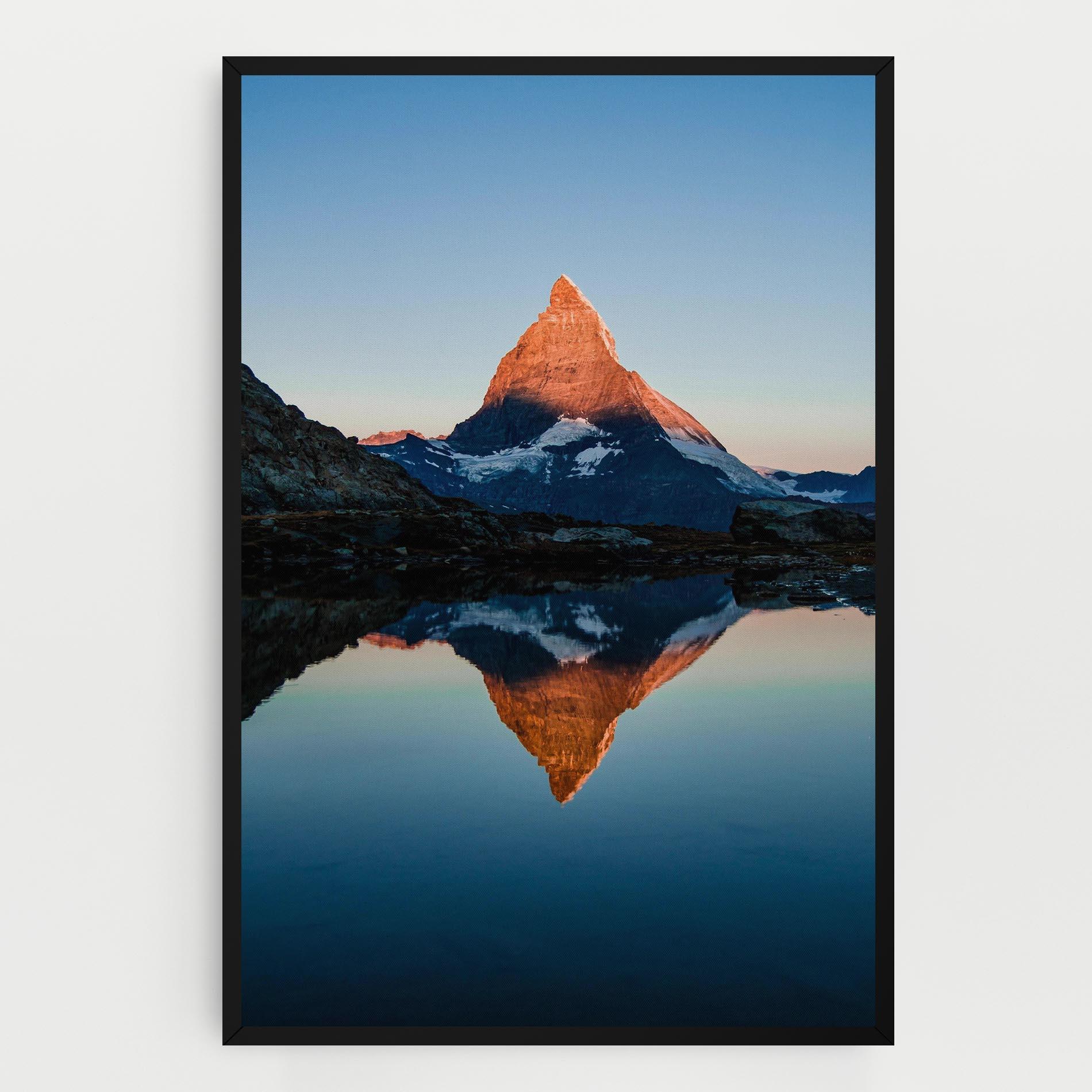 Tablou Canvas Mirror Mountain mockup 0