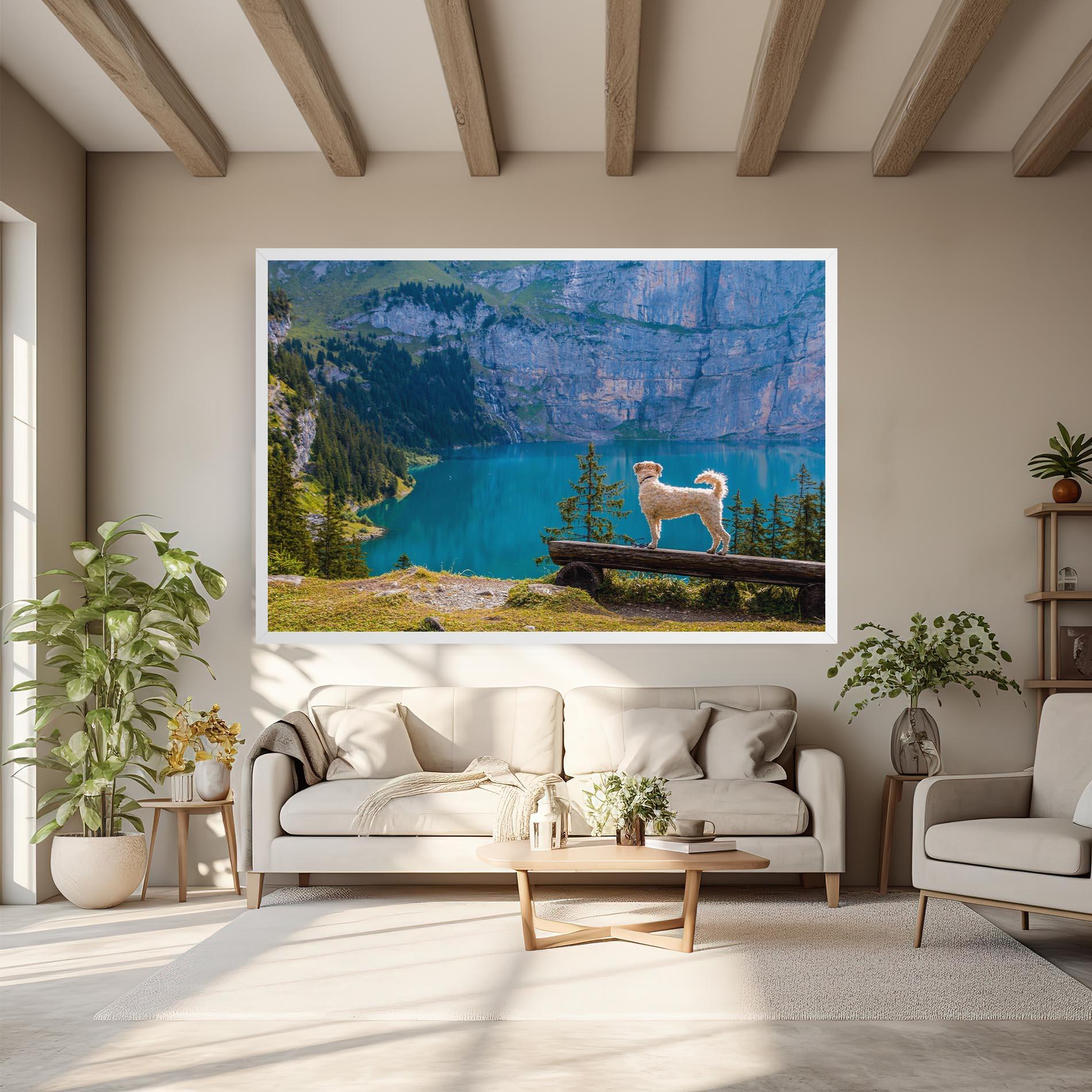 Tablou Canvas Dog mockup 6