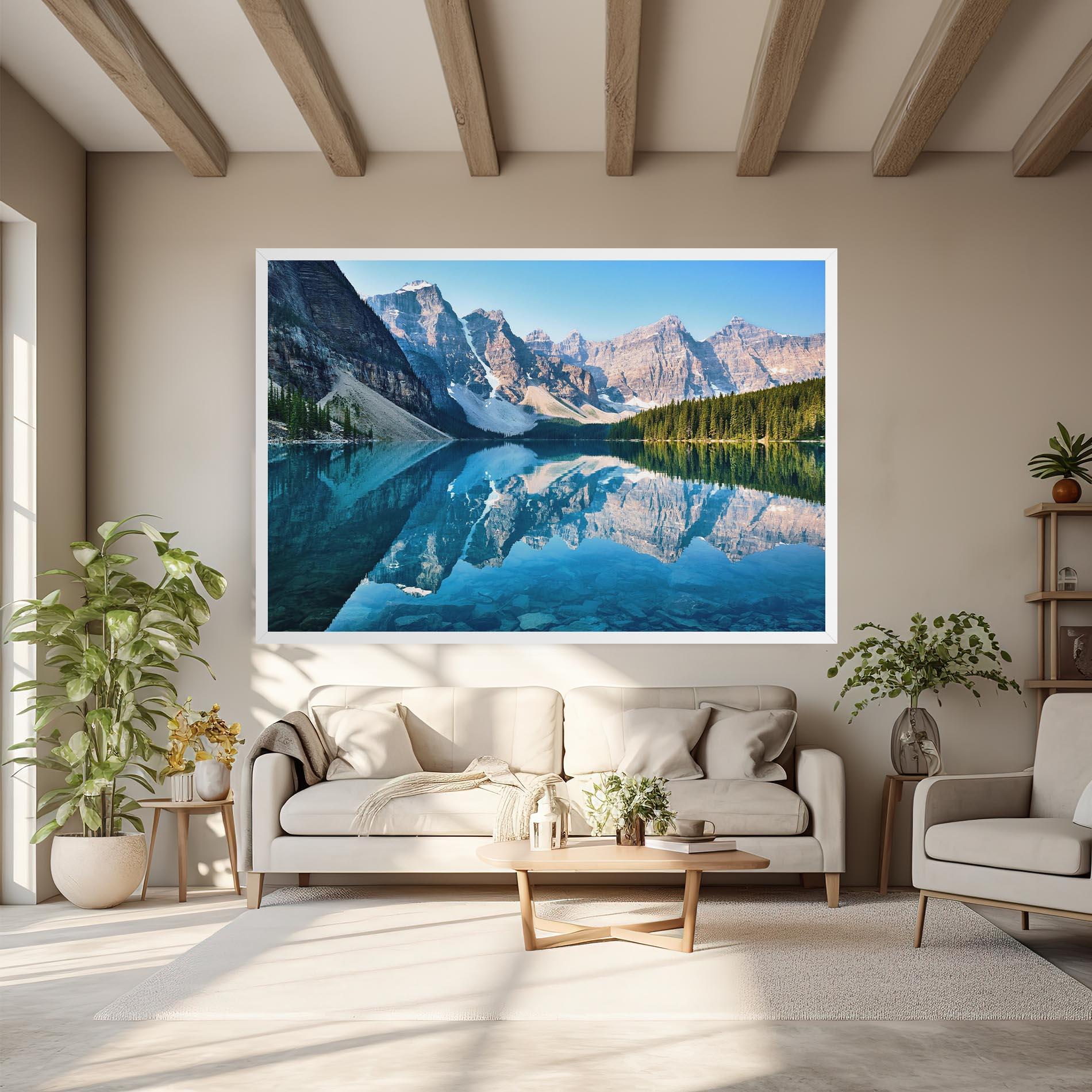 Tablou Canvas Mountain Crystal Lake mockup 6