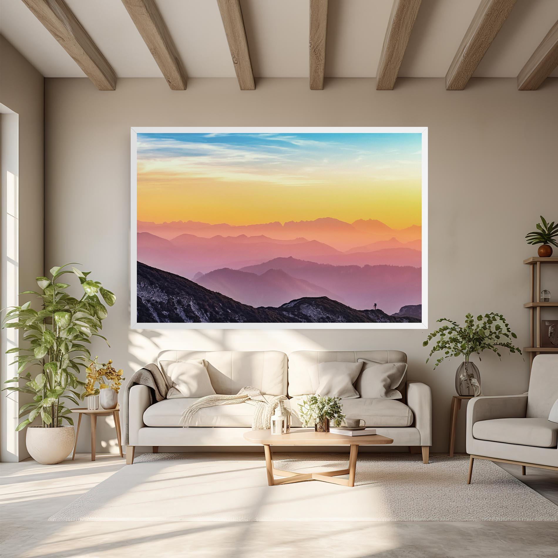 Tablou Canvas Pink Mist mockup 6