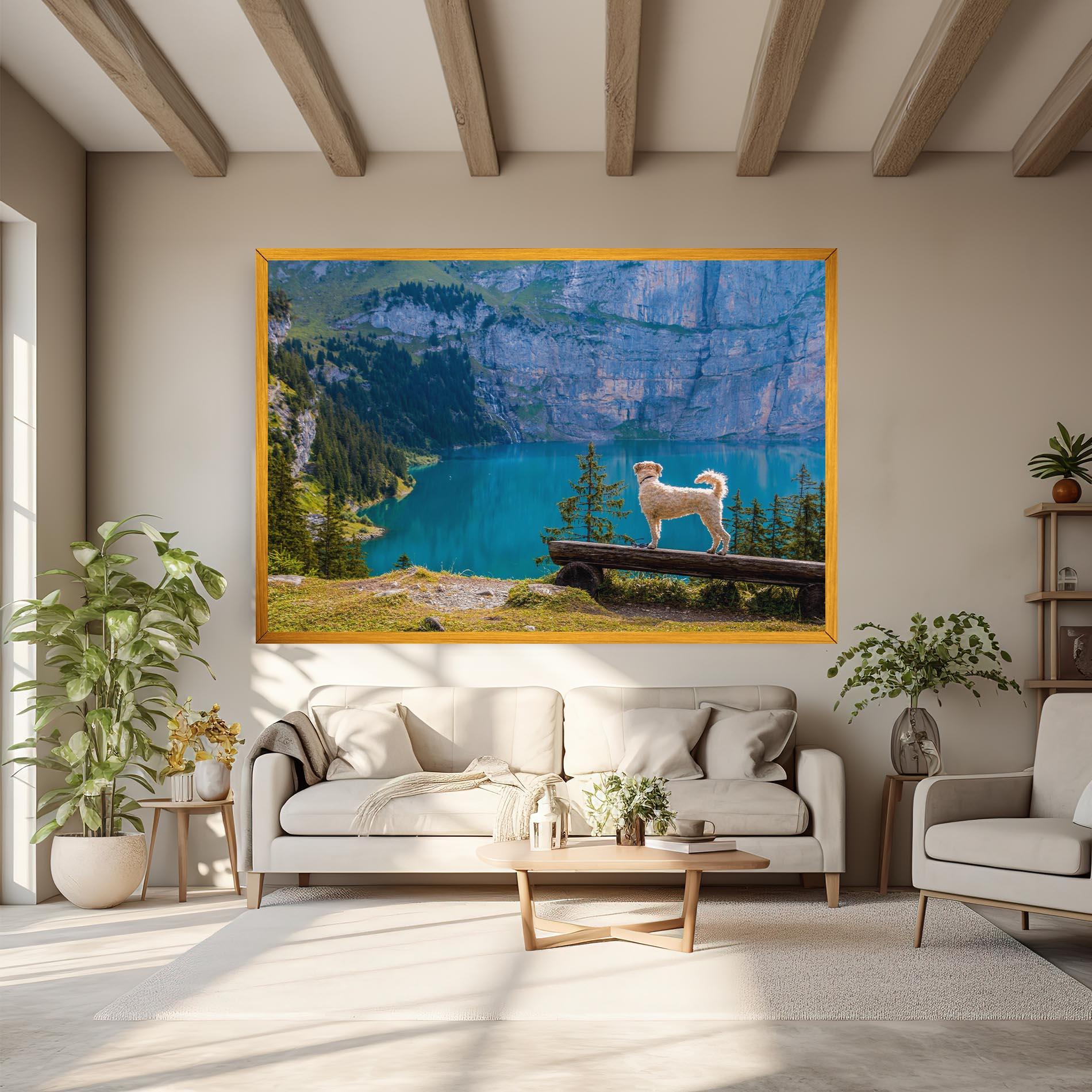 Tablou Canvas Dog mockup 6