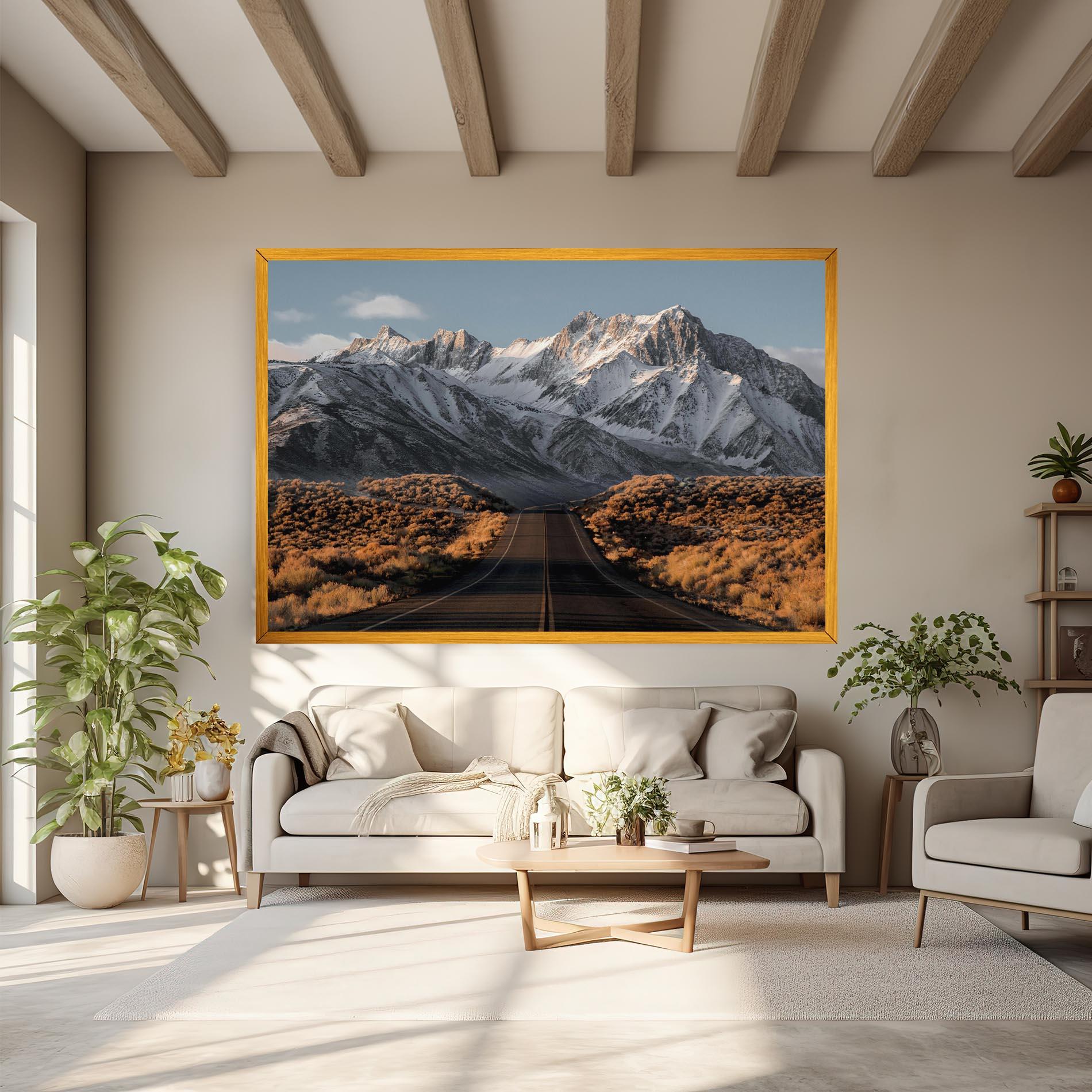 Tablou Canvas Nice Mountain Road mockup 6