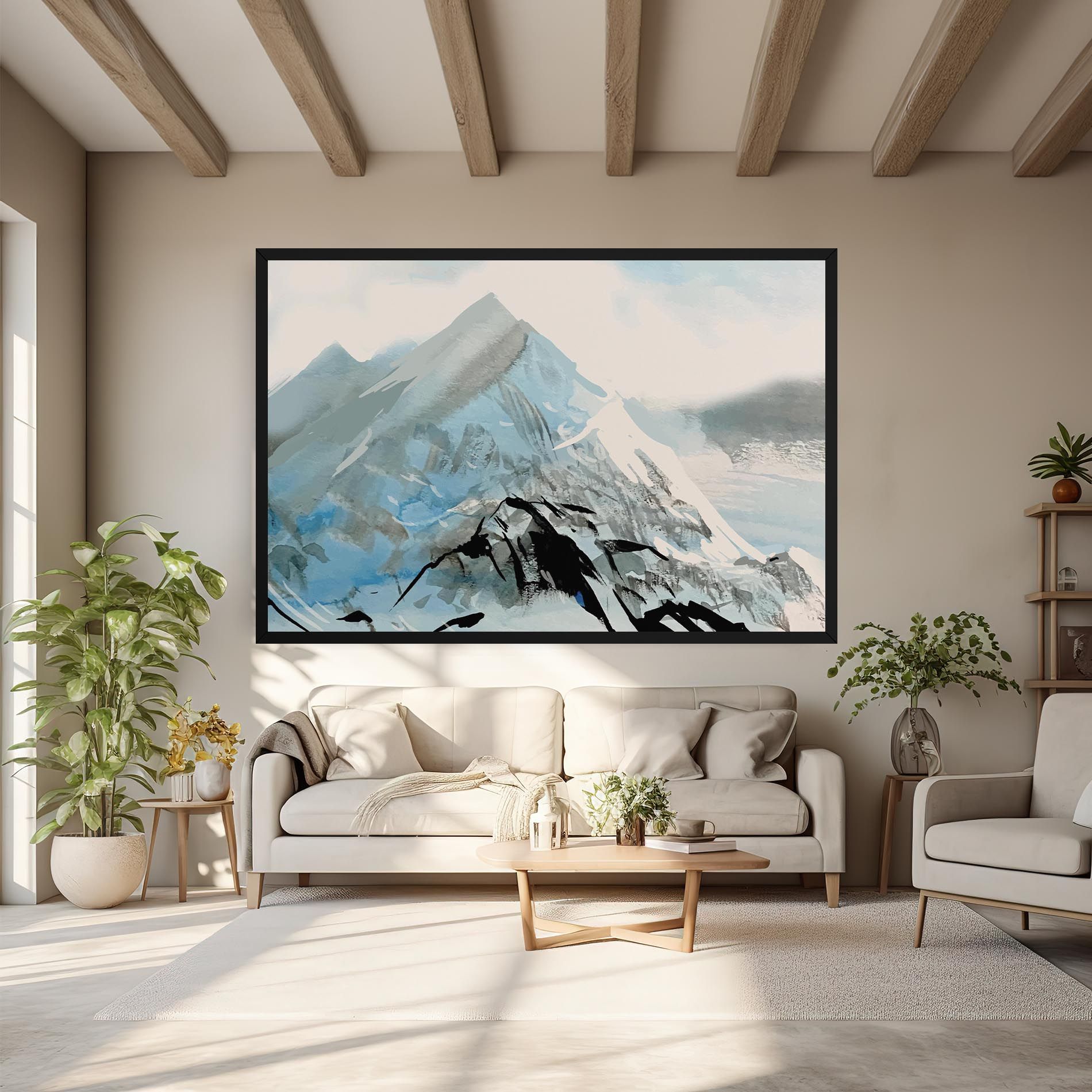 Blue Black Mountain mockup 6