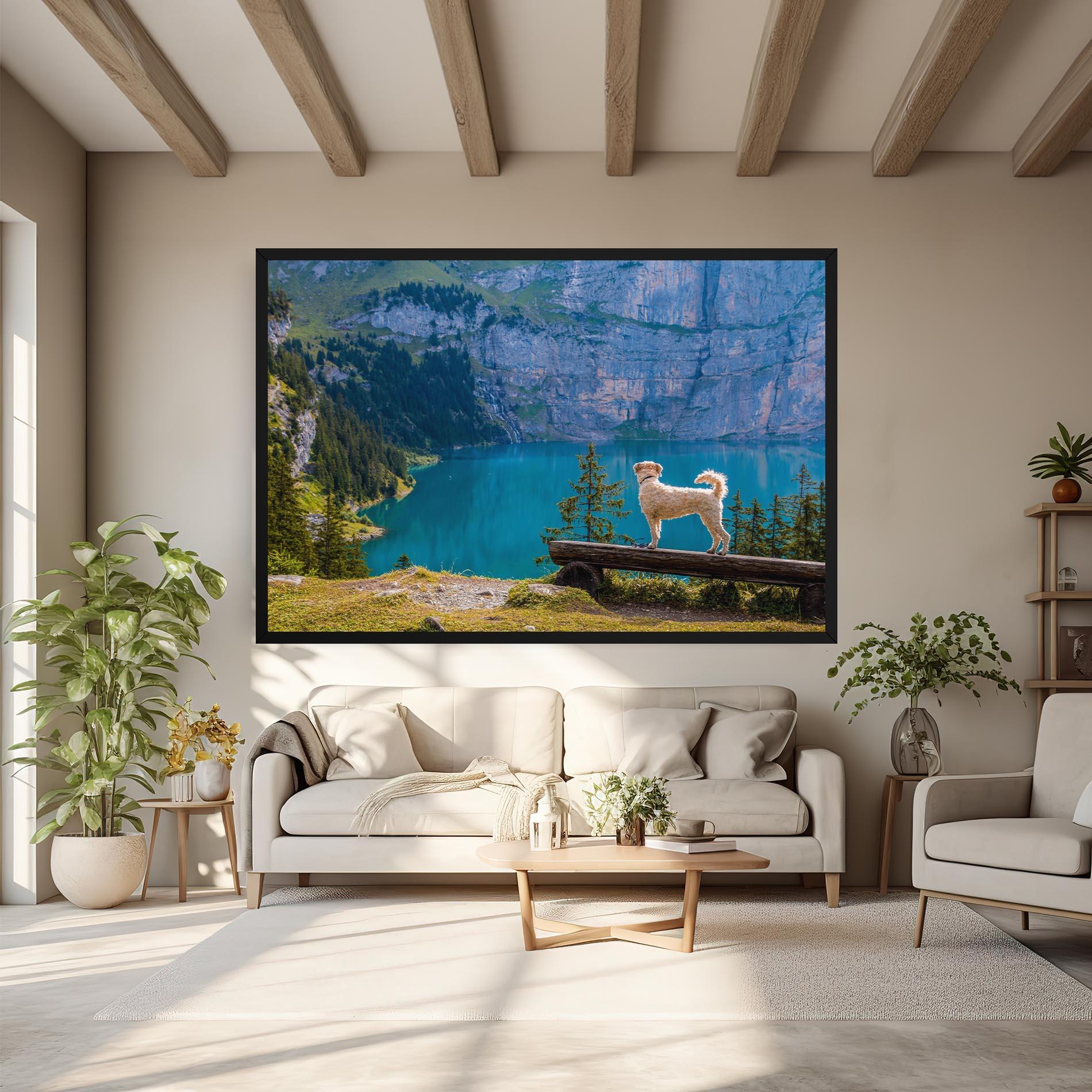 Tablou Canvas Dog mockup 6