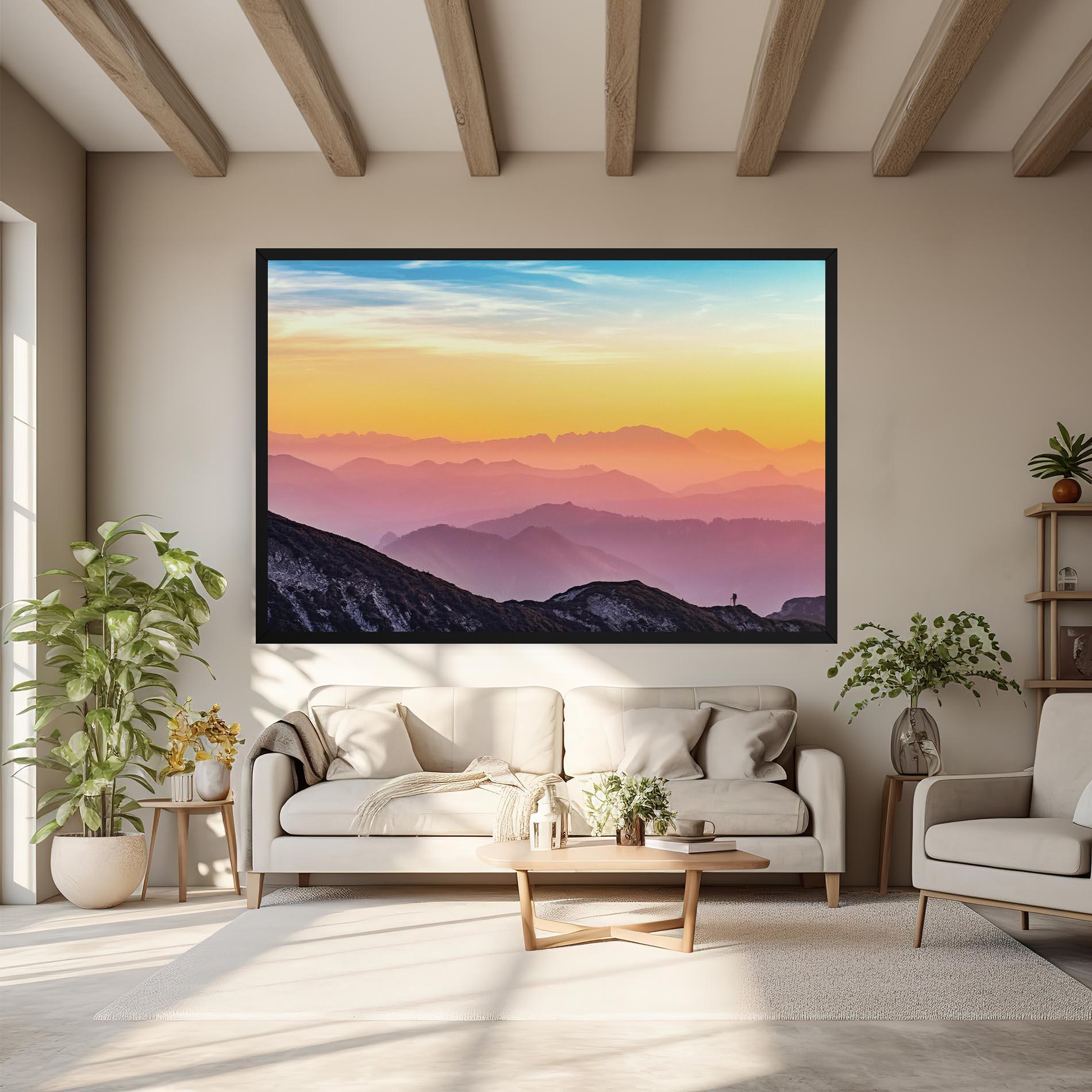 Tablou Canvas Pink Mist mockup 6