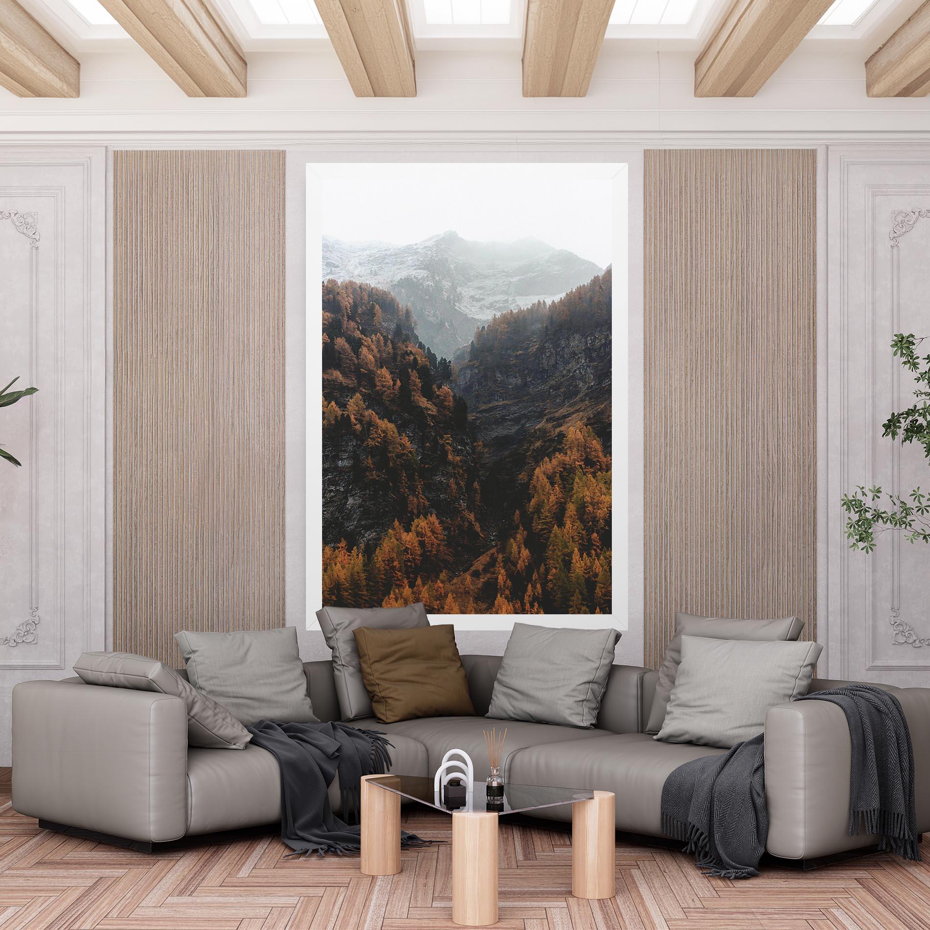 Tablou Canvas Autumn Mountain mockup 6