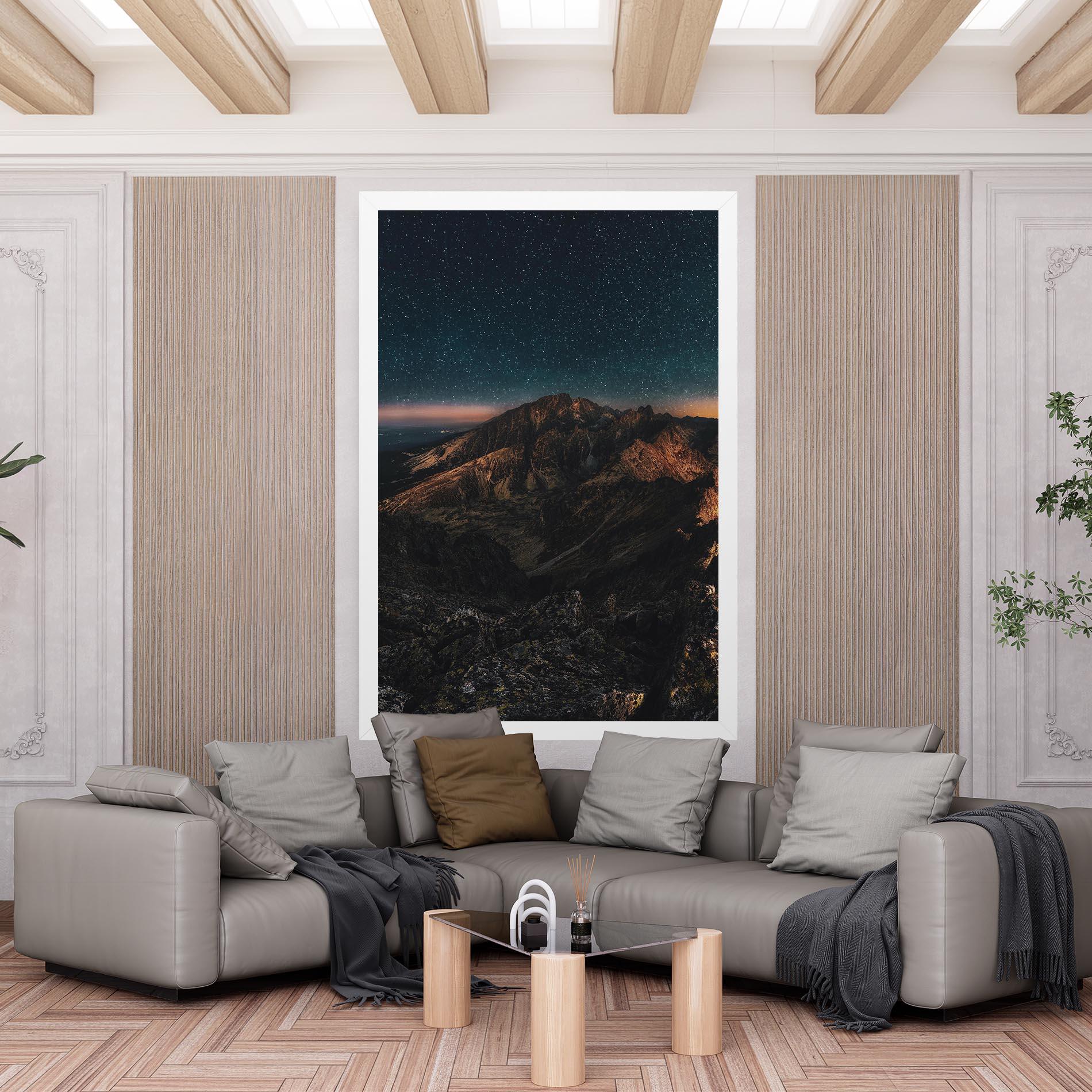 Tablou Canvas Mountain Sky mockup 6