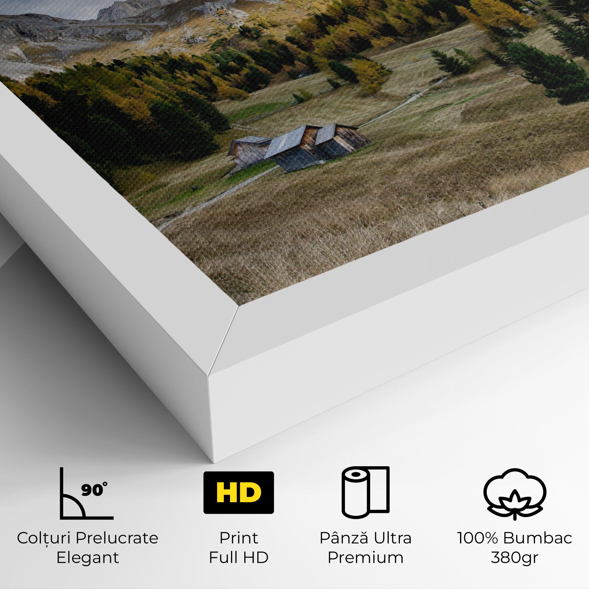 Cloudy Mountains View mockup 4