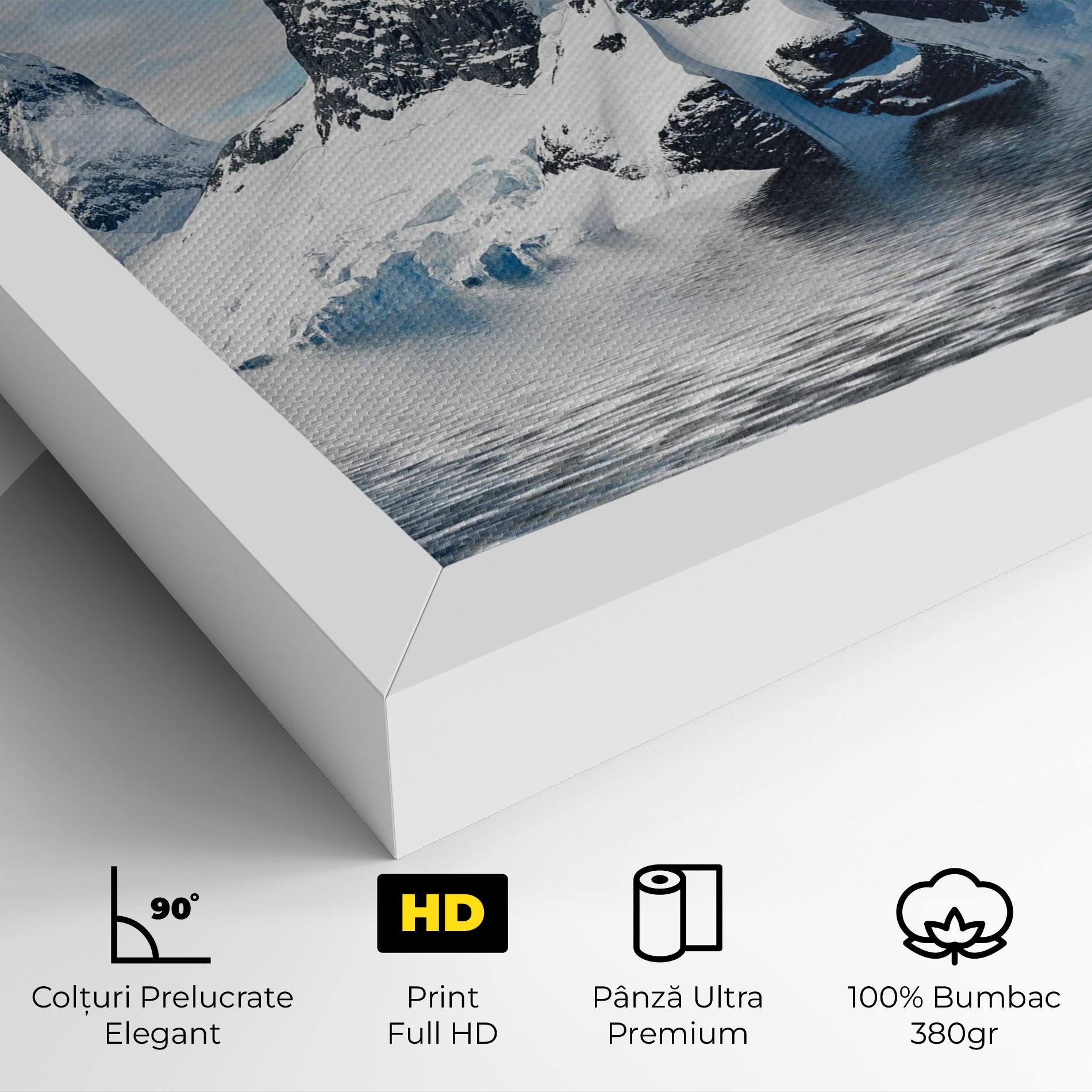 Tablou Canvas Glacial Mountains mockup 4