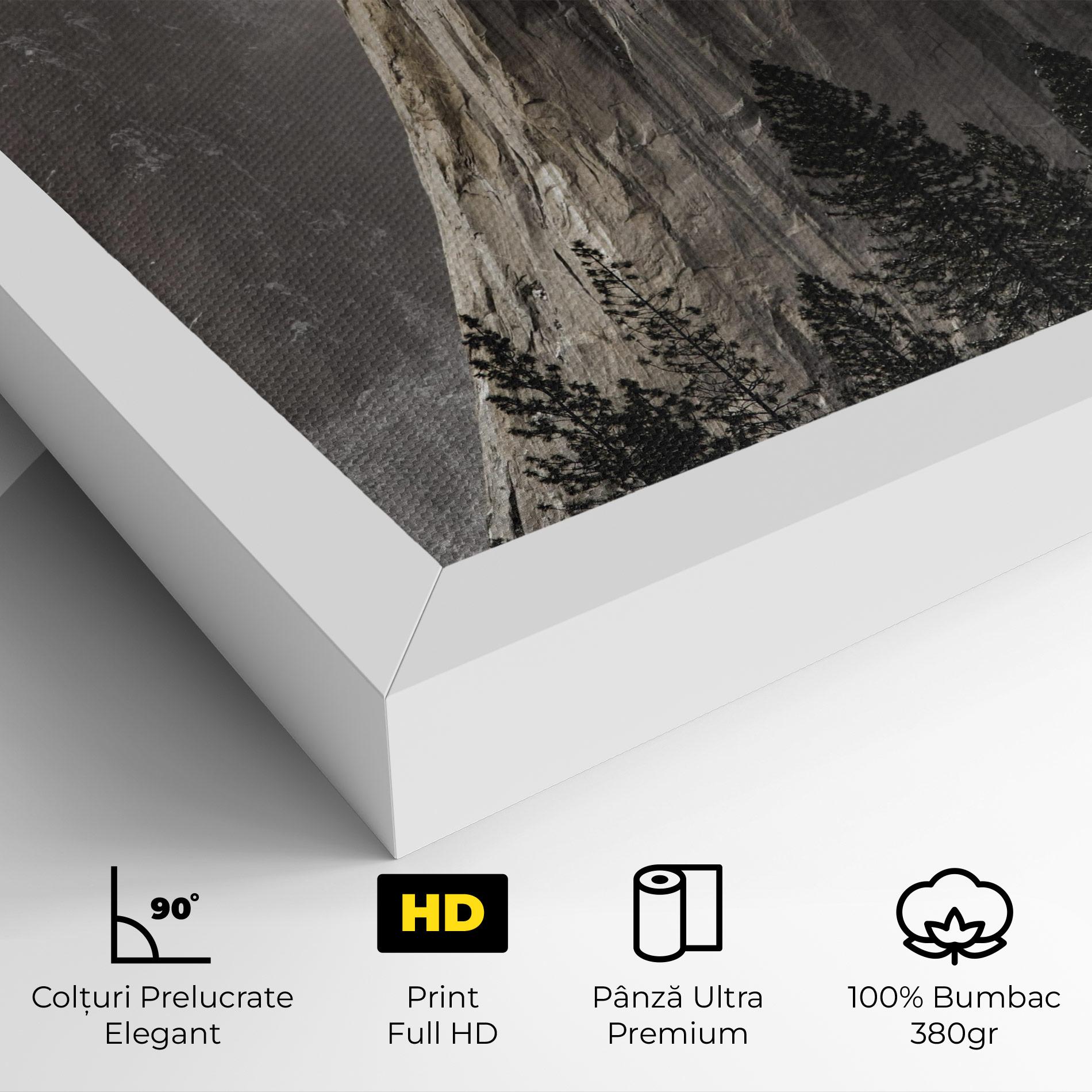 Tablou Canvas Green Tree Mountain mockup 4