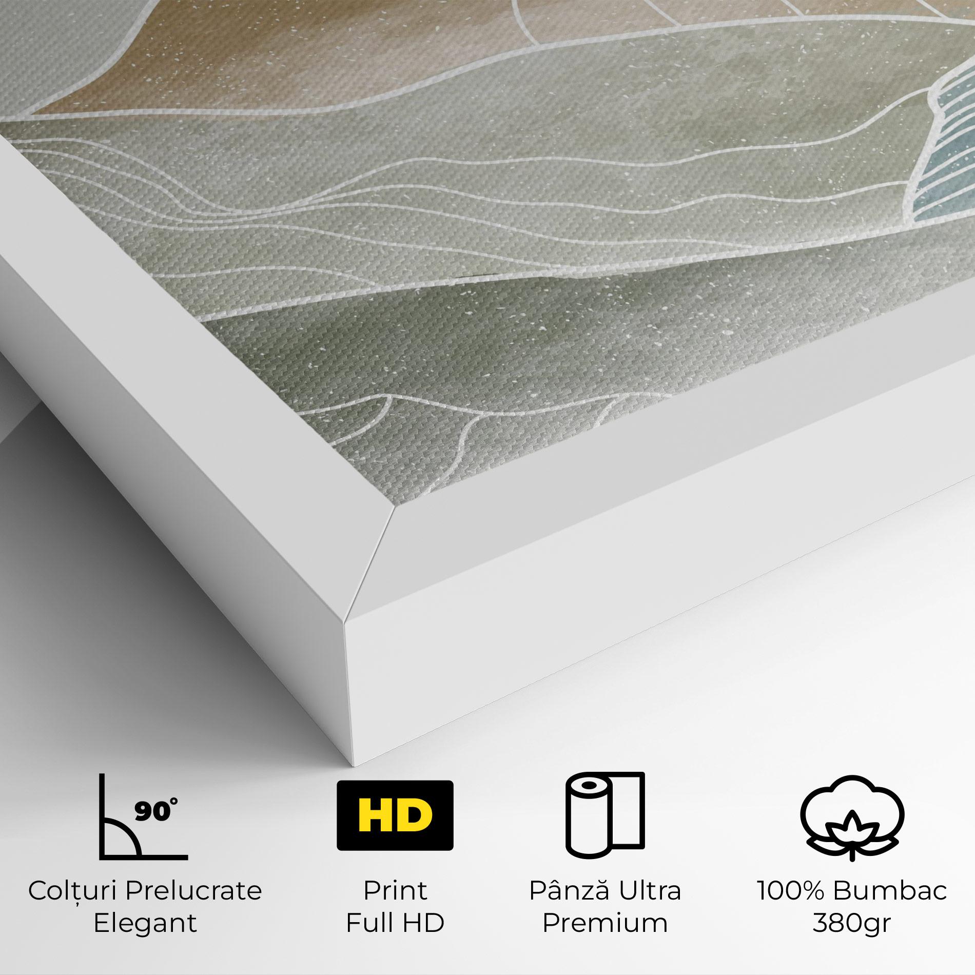 Tablou Canvas Minimal Mountain mockup 4