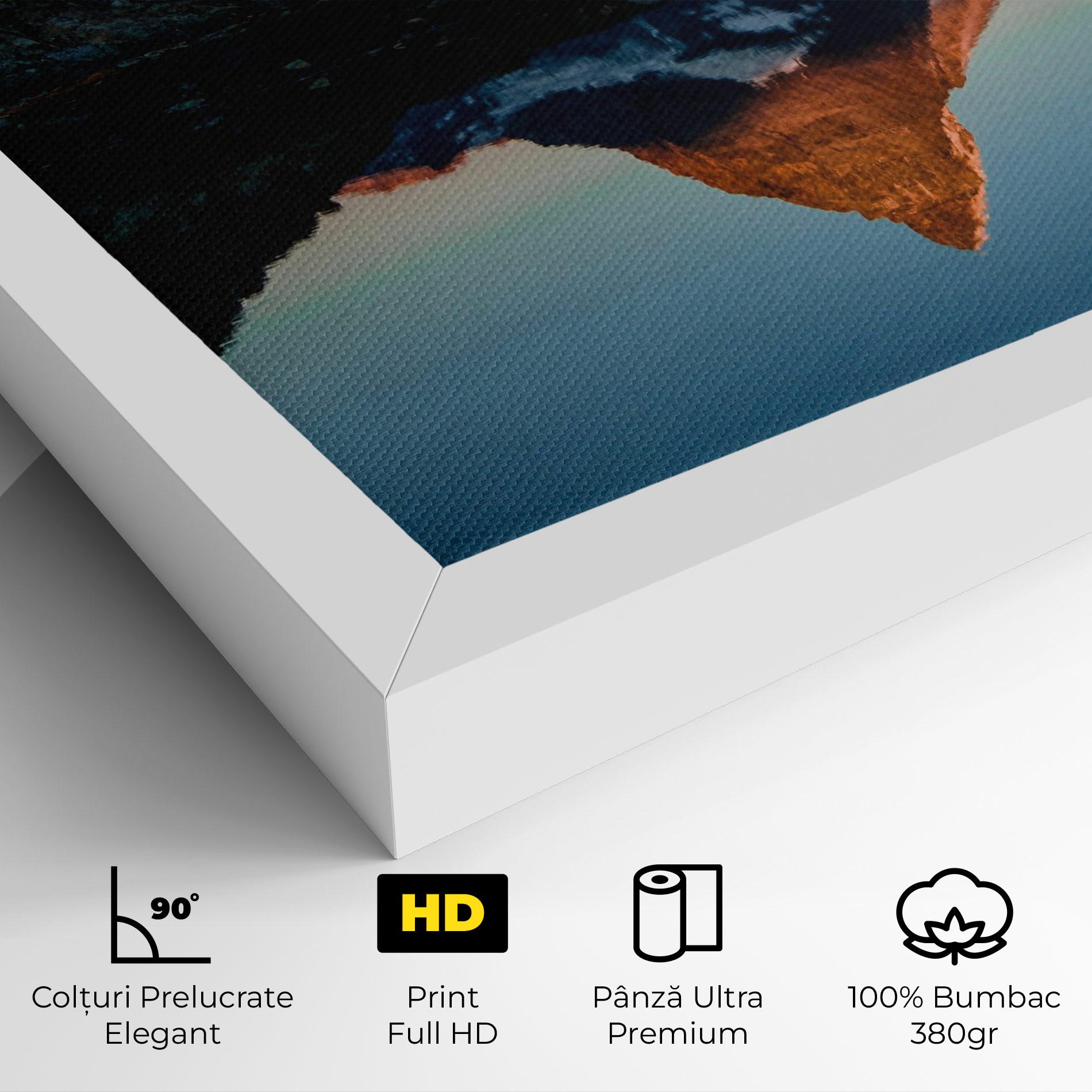 Tablou Canvas Mirror Mountain mockup 4