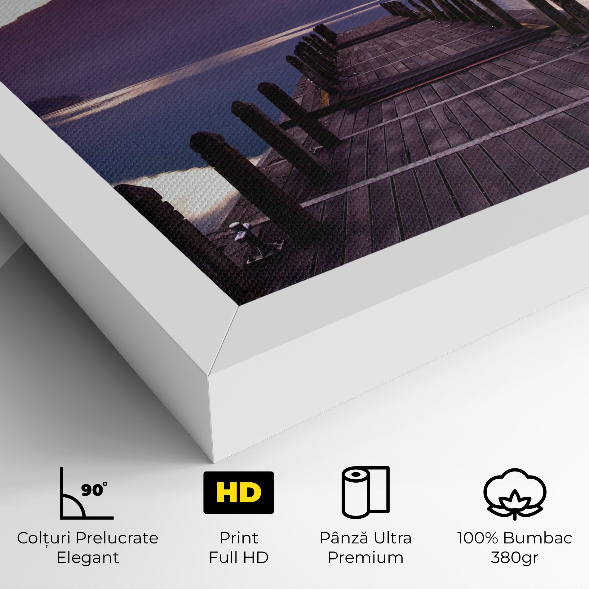 Pink Sky Over The Lake mockup 4