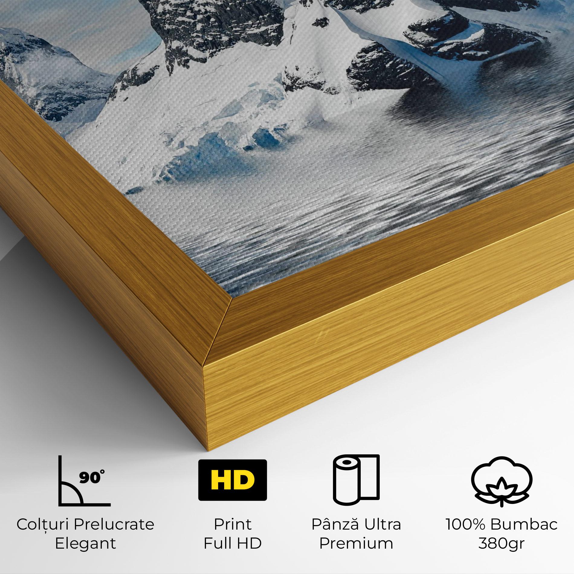 Tablou Canvas Glacial Mountains mockup 4