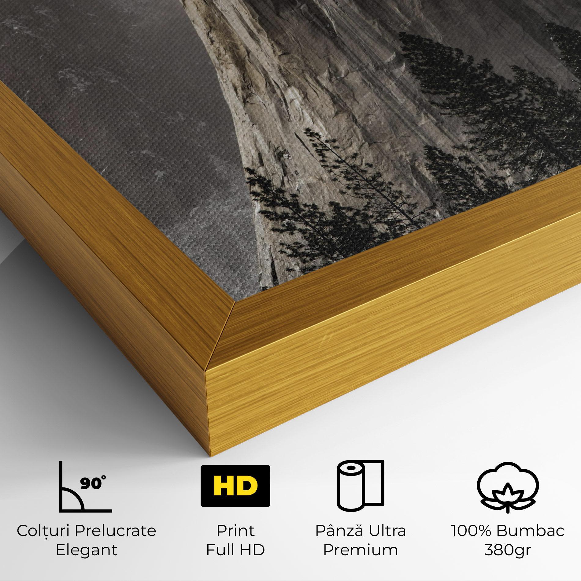 Tablou Canvas Green Tree Mountain mockup 4