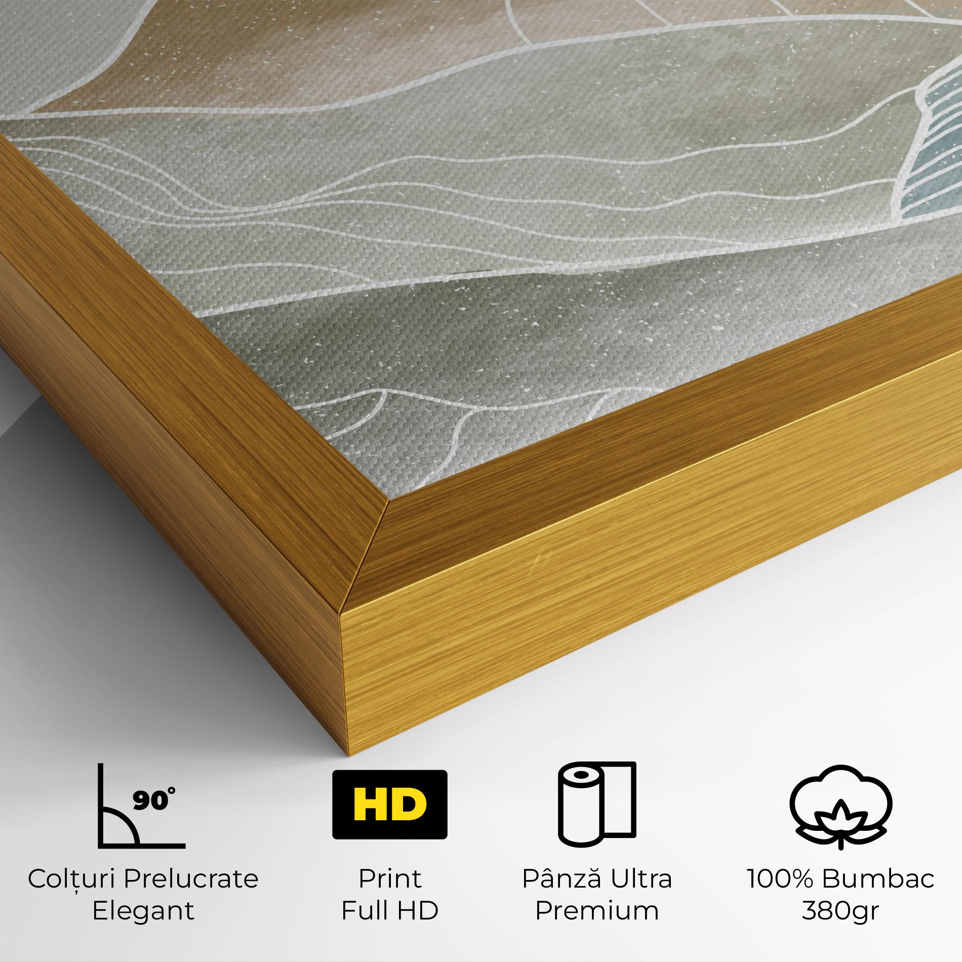 Tablou Canvas Minimal Mountain mockup 4