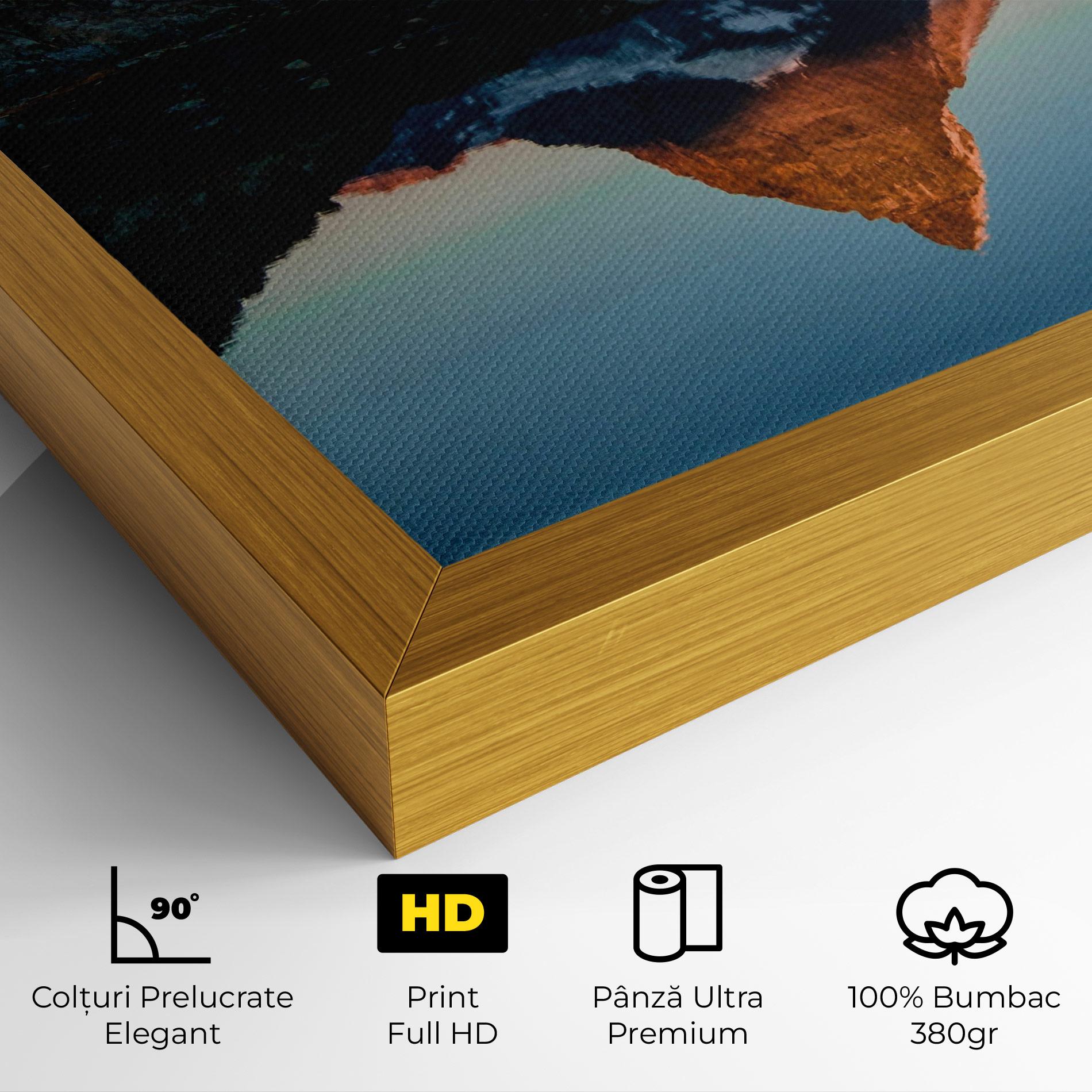 Tablou Canvas Mirror Mountain mockup 4
