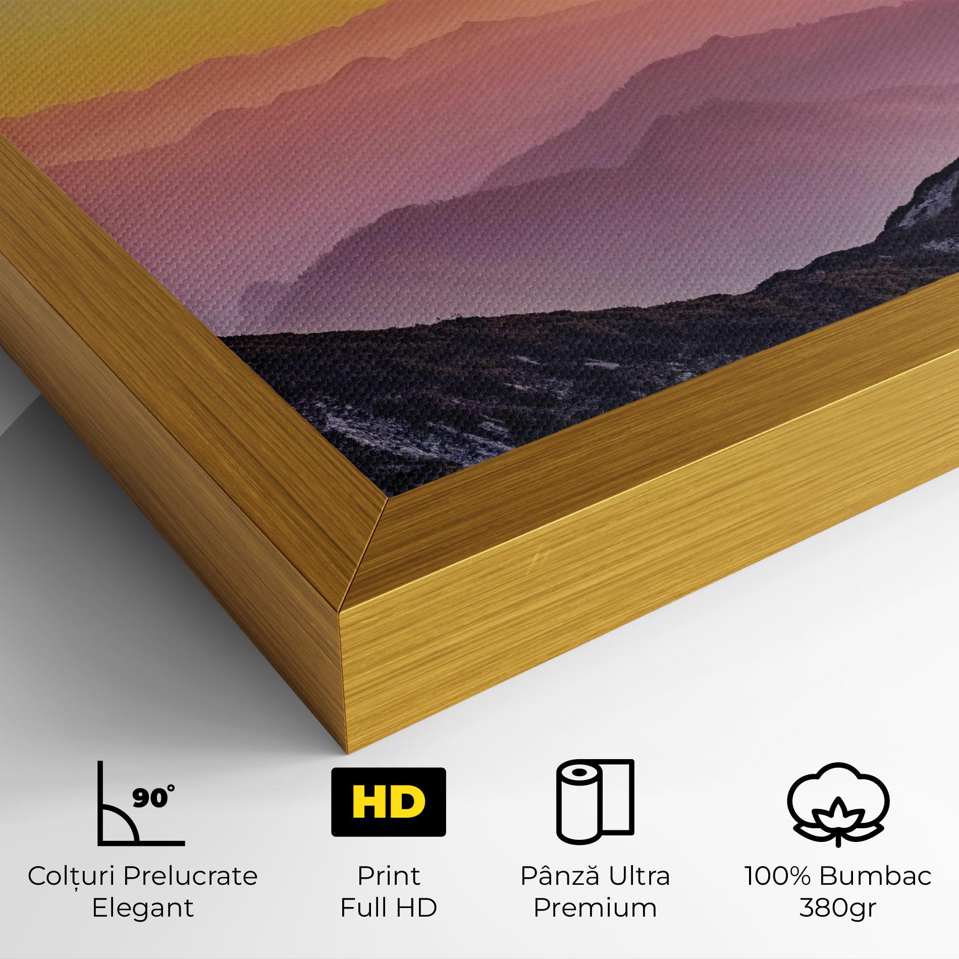 Tablou Canvas Pink Mist mockup 4