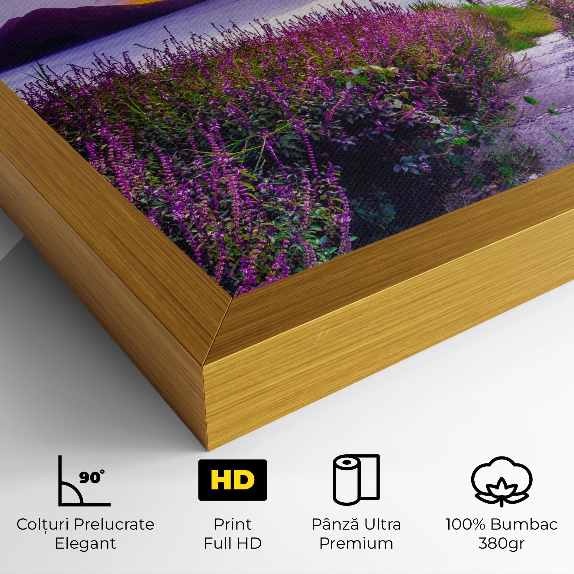 Tablou Canvas Purple Lake mockup 4