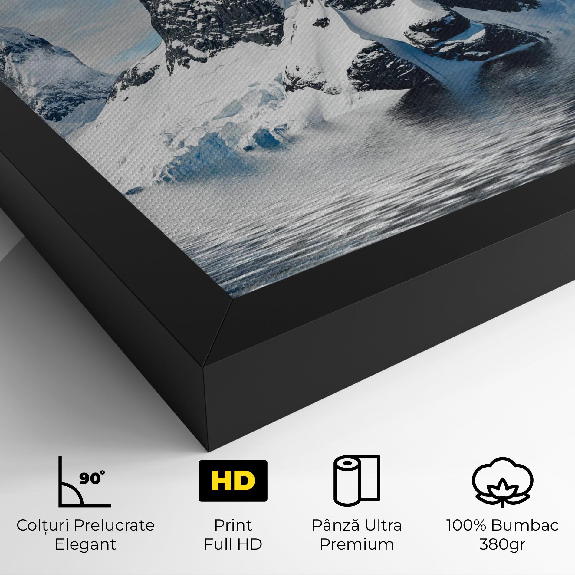Tablou Canvas Glacial Mountains mockup 4