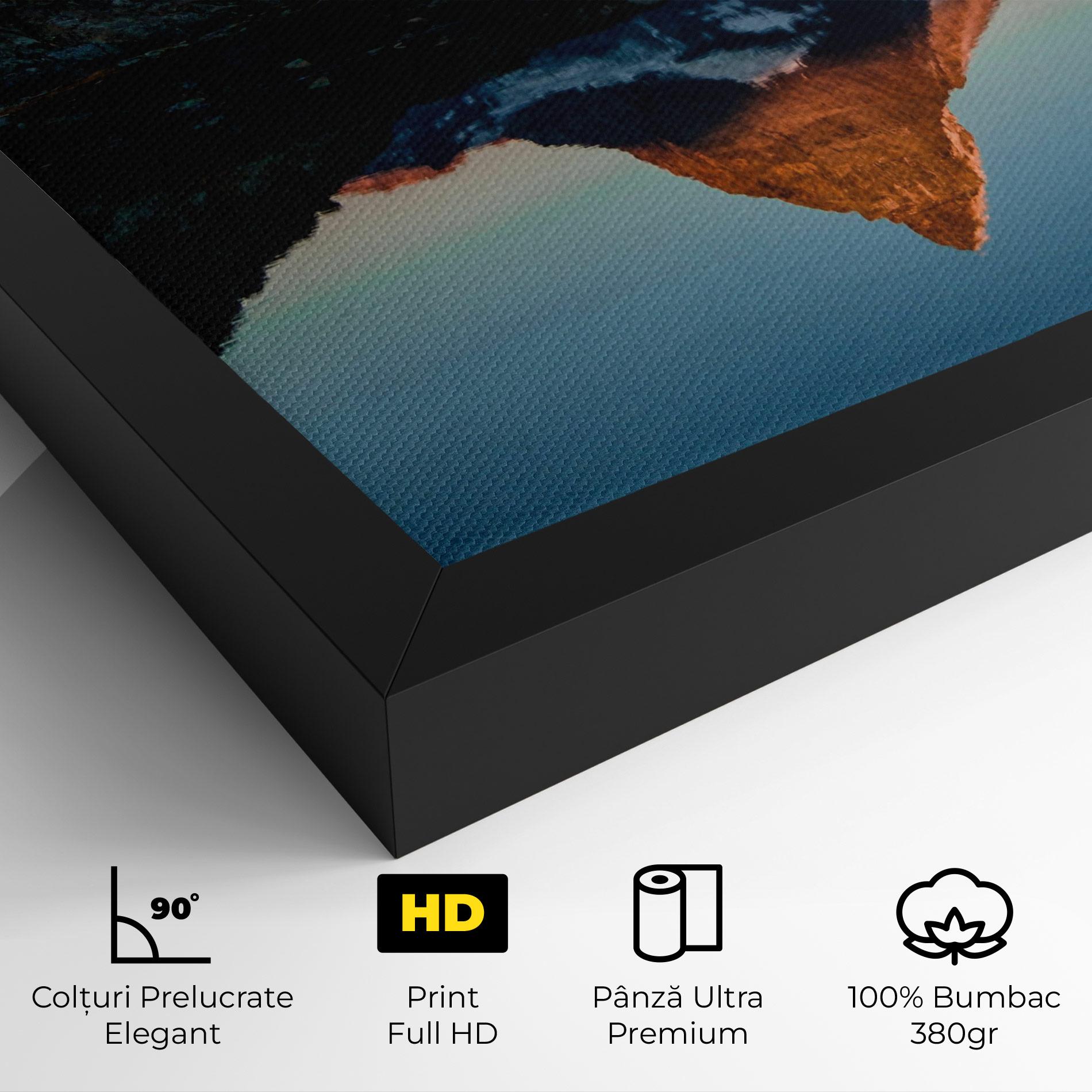 Tablou Canvas Mirror Mountain mockup 4