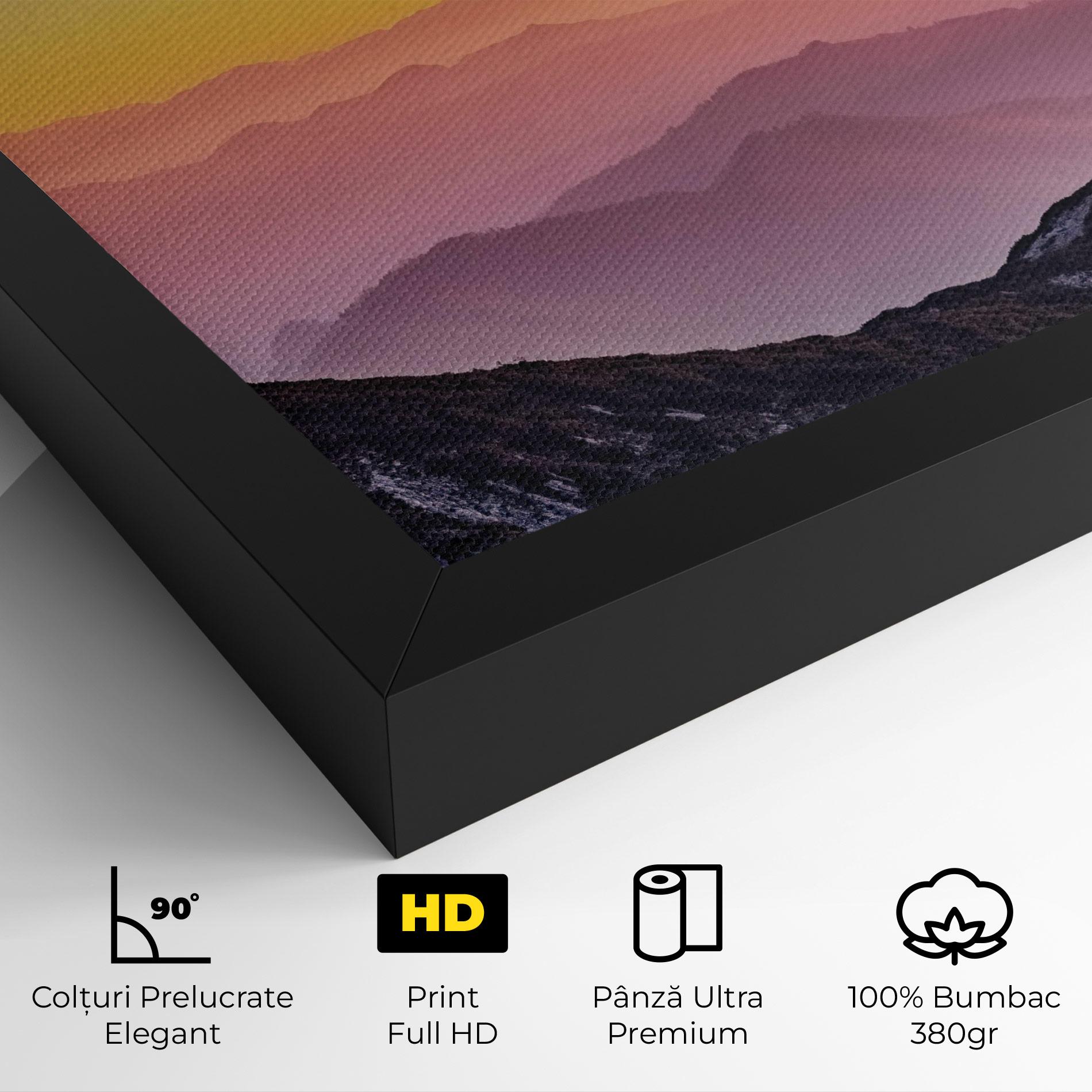 Tablou Canvas Pink Mist mockup 4