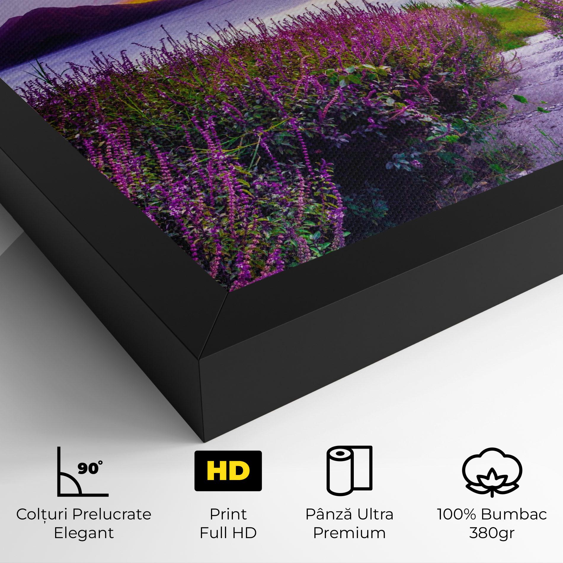 Tablou Canvas Purple Lake mockup 4