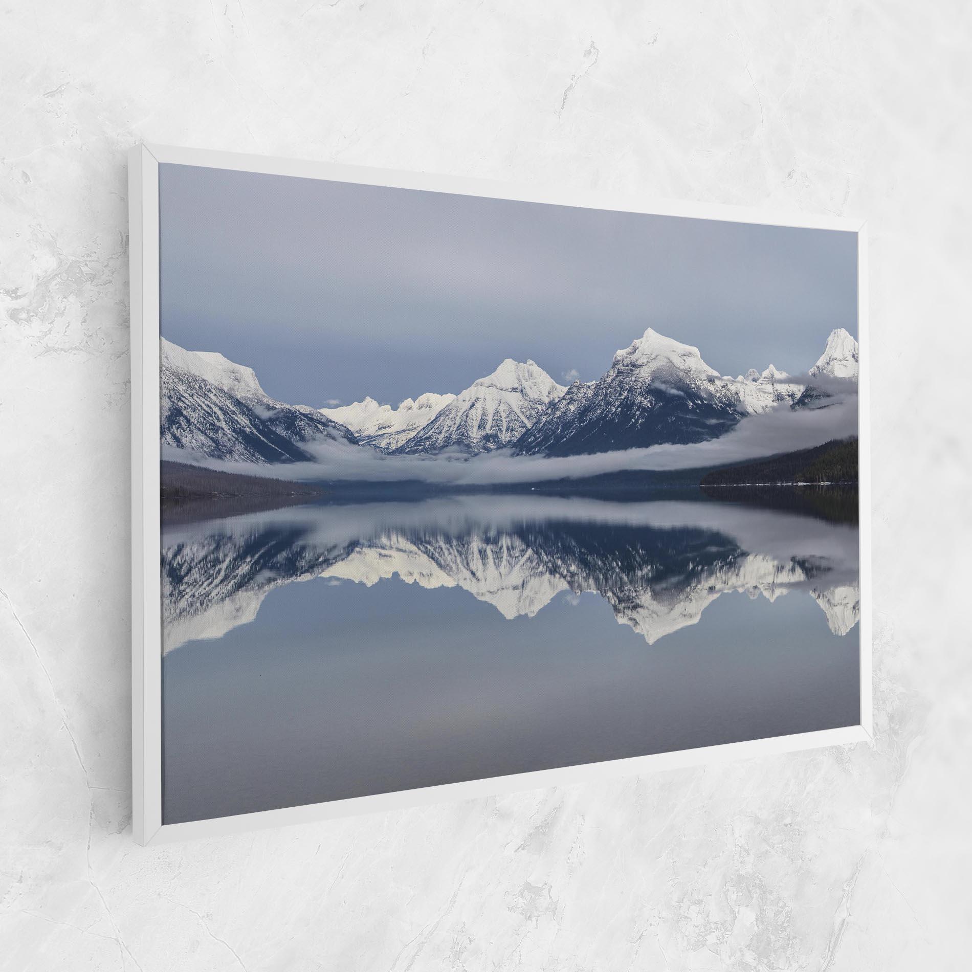 Tablou Canvas Beautiful Snowy Mountain mockup 1
