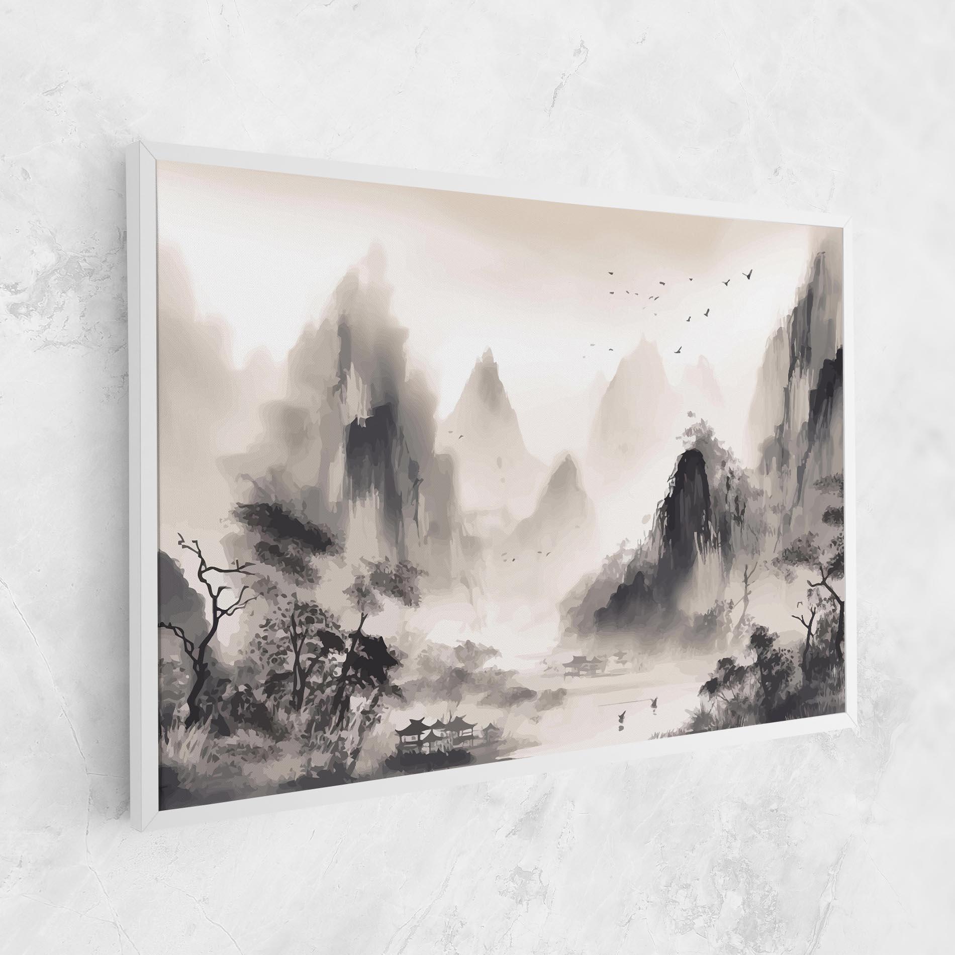 Tablou Canvas Far Away Mountain mockup 1